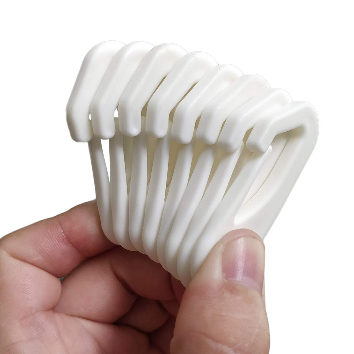 TTSAM Profession Flag Pole Clip Snap Hooks Durable Nylon Flag Clips Flag Pole Accessory - Attach Flags Hooks to Halyard Rope and Buckle the Flag(Pack of 8)