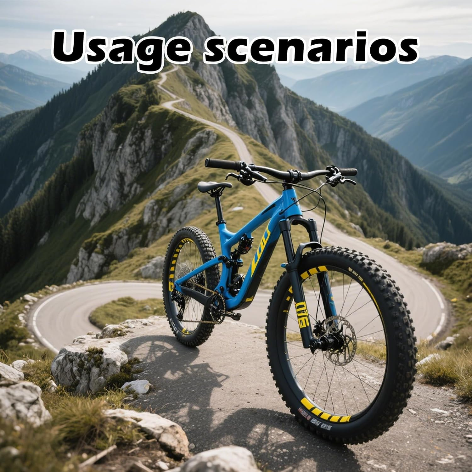 1 Pair Bike Fender - MTB Mountain Bike Mud Guard Bicycle Fenders Front & Rear Compatible for 26",27.5",29" plus Size and Fat Bicycle Dirt Guard, Bike Accessories image number 1