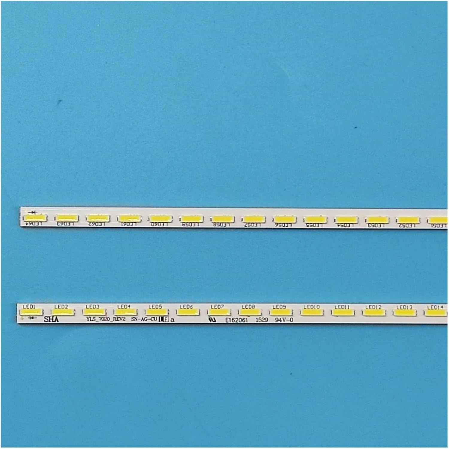 LED Backlight for 55 Inch TV YLS_HRN55_7020_REV2 YLS_HAN55_7020_REV2 15521N SYV5541 KD-55X8505C KD-55X8507C (Color : 2Pcs 1TV)
