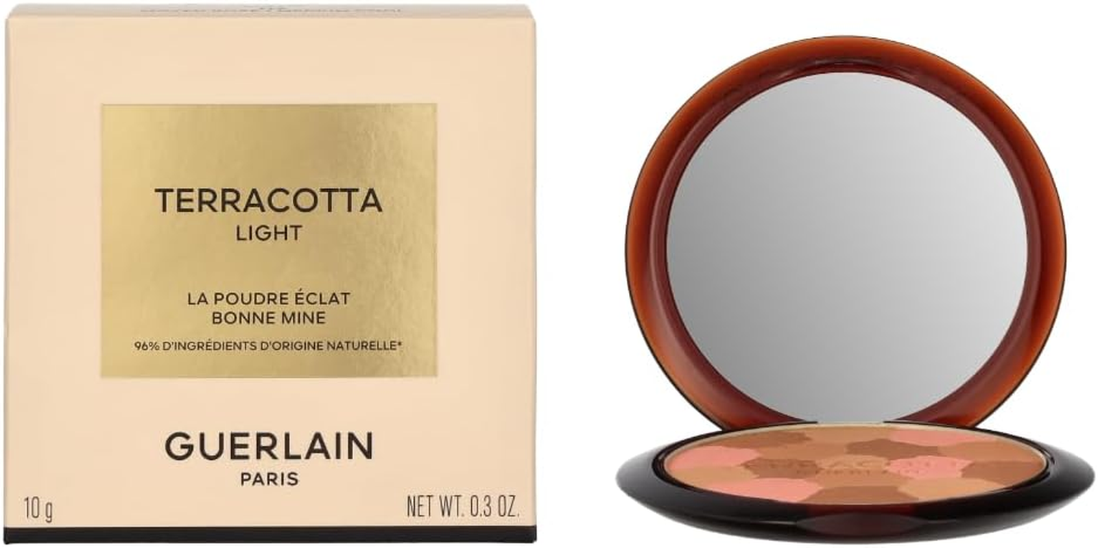 Terracotta Light Natural Healthy Glow Powder - 02 Medium Cool by Guerlain for Women - 0.3 Oz Powder