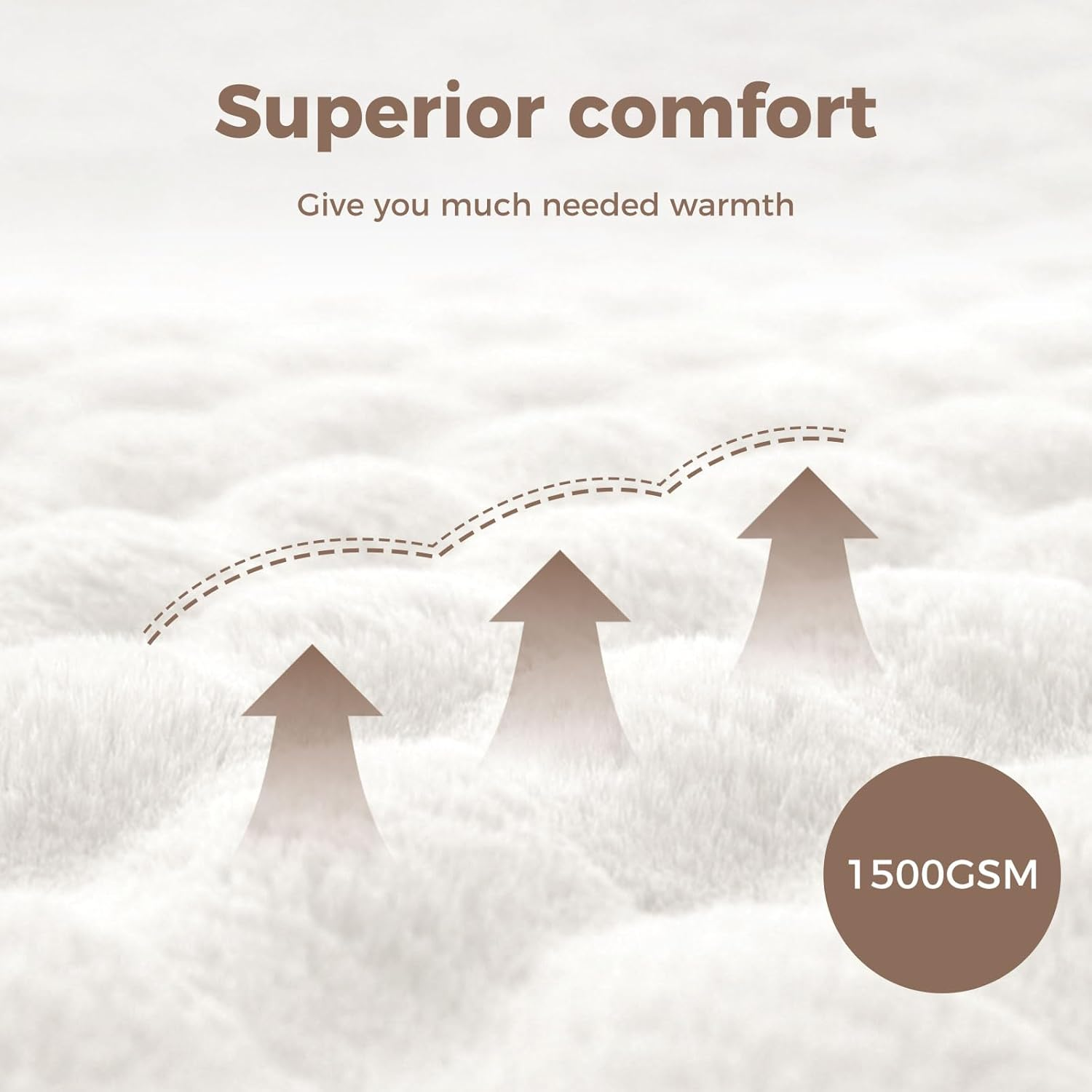 Marlow Floor Rug, Fluffy Fur Area Rug, Ultra Soft Carpet, Plush Shaggy Faux Rabbit Luxury Fur, for Bedroom, Living Room, Home Decor Comfortable Breathable Skin-Friendly, 22MM Pile, 160CMX120CM image number 6