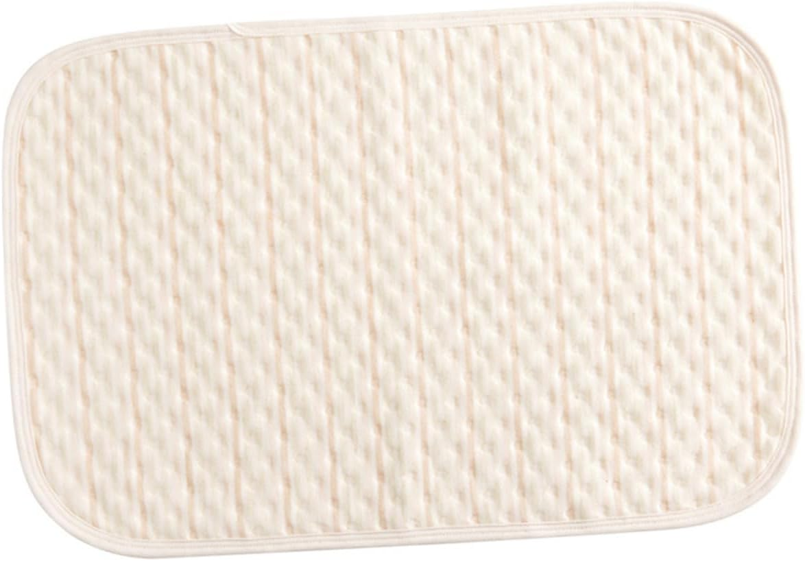 Vaguelly Baby Waterproof Urinal Septum Pad for Infants, Washable Cotton Diaper Changing Mat Water Absorption, Suitable for Newborns and Toddlers image number 4