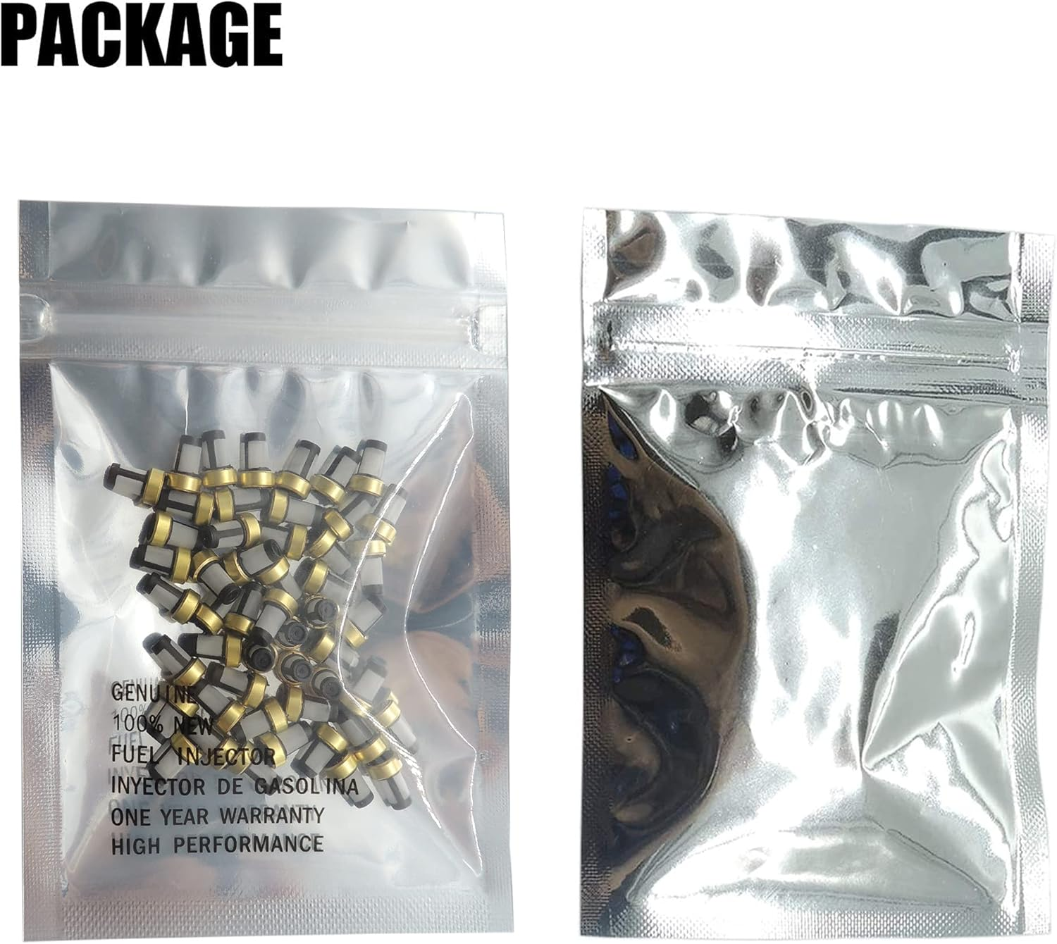 Hisport Fuel Injector Seal Kits Filter Baskets Repair Set CF109Y Compatible with Yamaha Marine[50 Set] image number 4