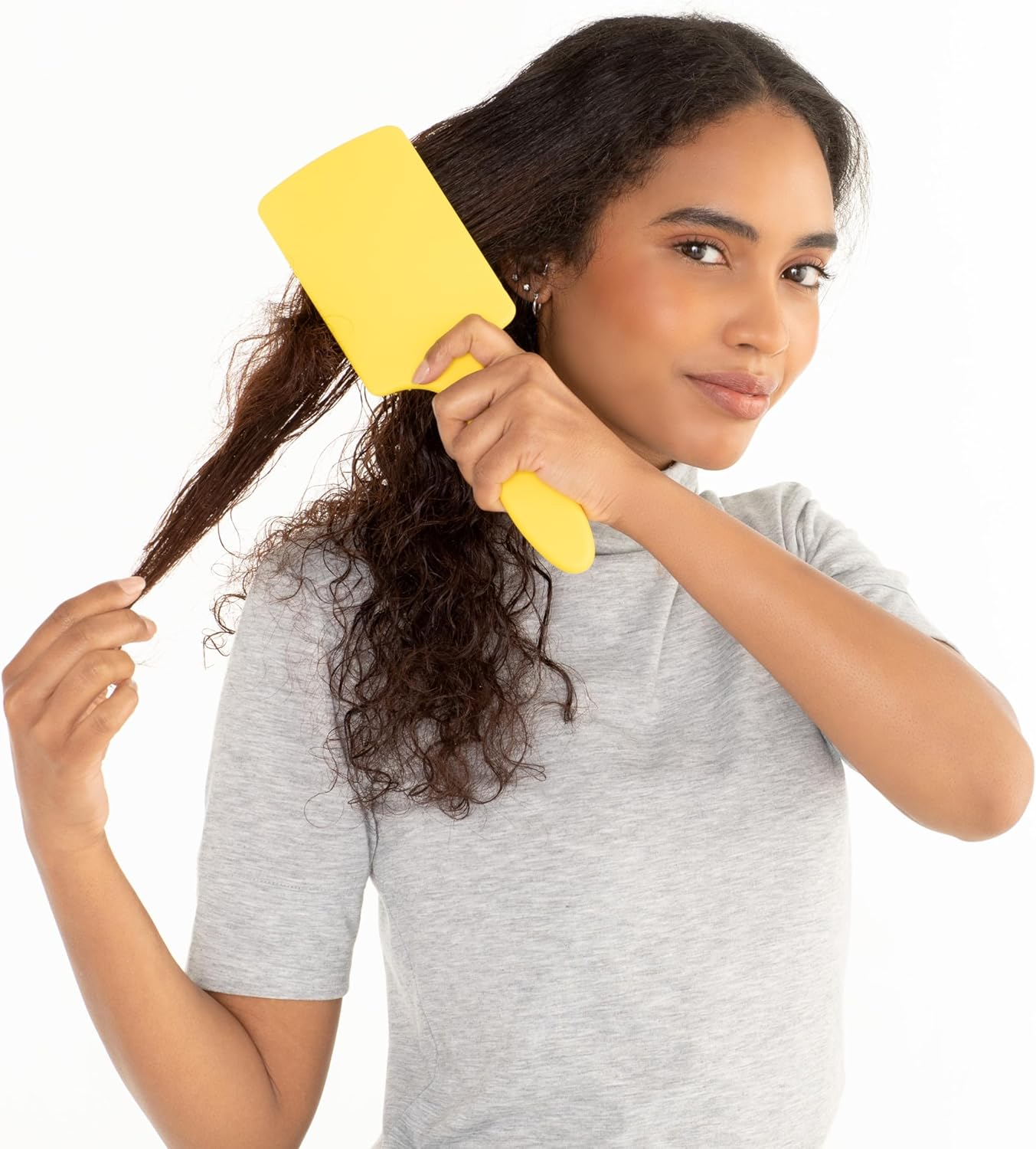 Drybar Lemon Bar Paddle Hairbrush | Great for Wet or Dry Hair image number 2