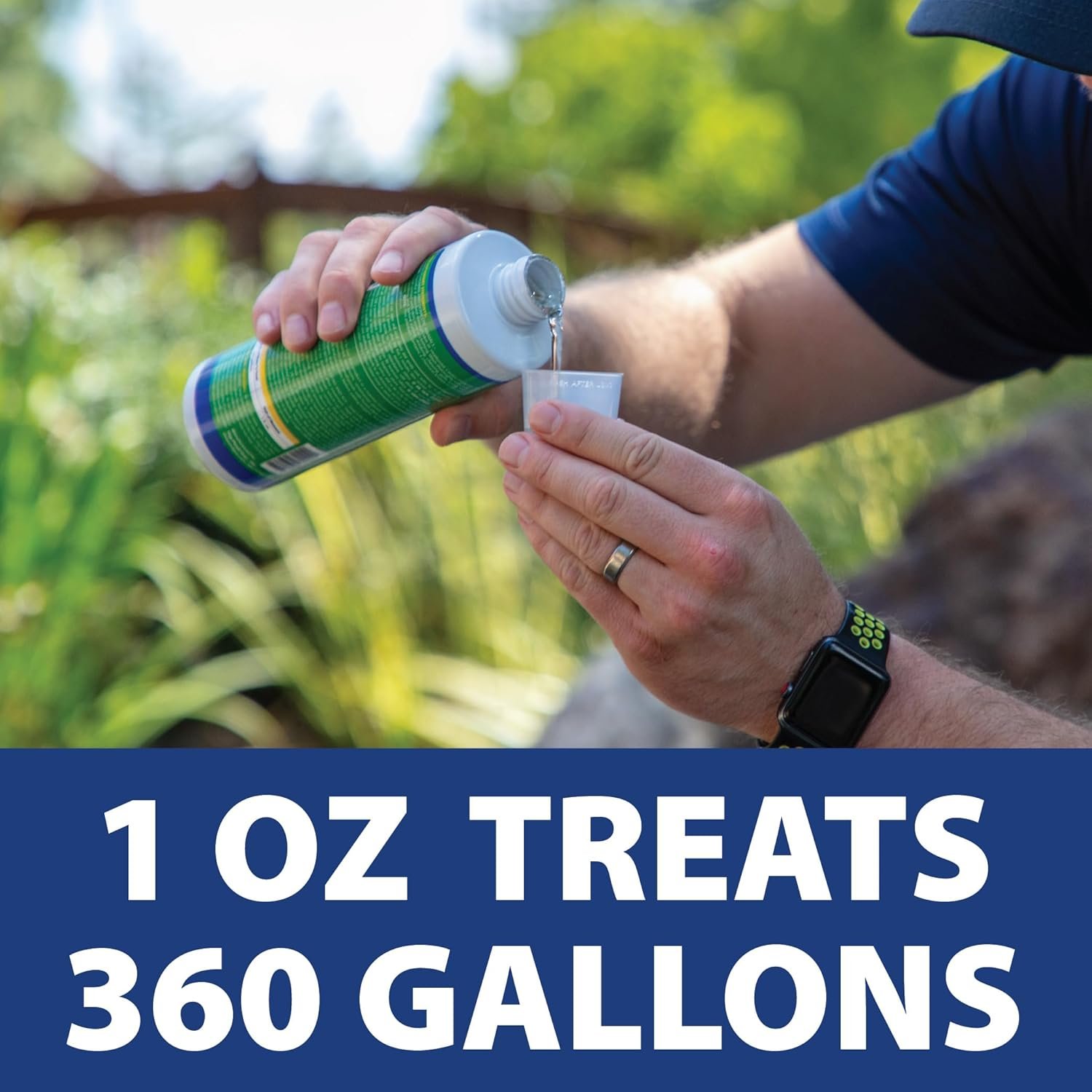 The Pond Guy Instafix Algae Control, Outdoor Water Garden, Fountain & Birdbath Algae Solution, EPA Registered Liquid Algaecide, Control Green Water & String Algae, Bird, Fish & Pet Safe, 16 Ounce image number 4