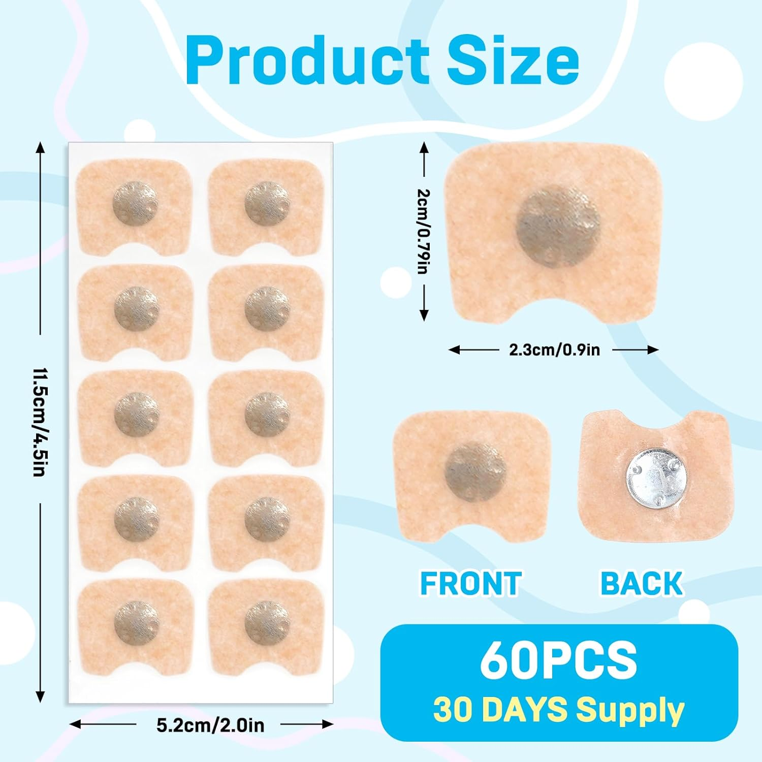 Magnetic Nasal Strips Refill Tabs,(60 Count)30 Days&rsquo; Supply Skin Safe anti Snoring Devices,Snoring Solution for Better Breathing,Sleep,Exercise,All Night Comfortable image number 5