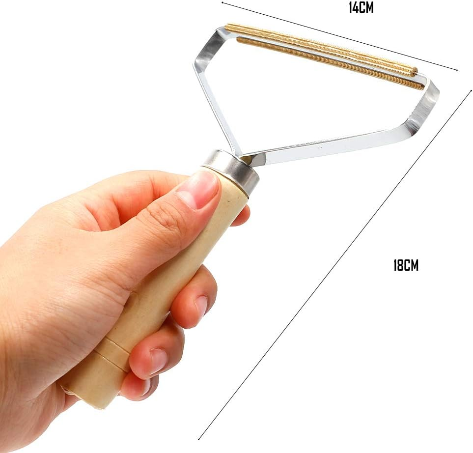 UTSLIVE Portable Lint Remover Clothes Fuzz Shaver Travel Cleaning Brush for Removing Lint Dust in Clothes, Furniture, and Blanket image number 3