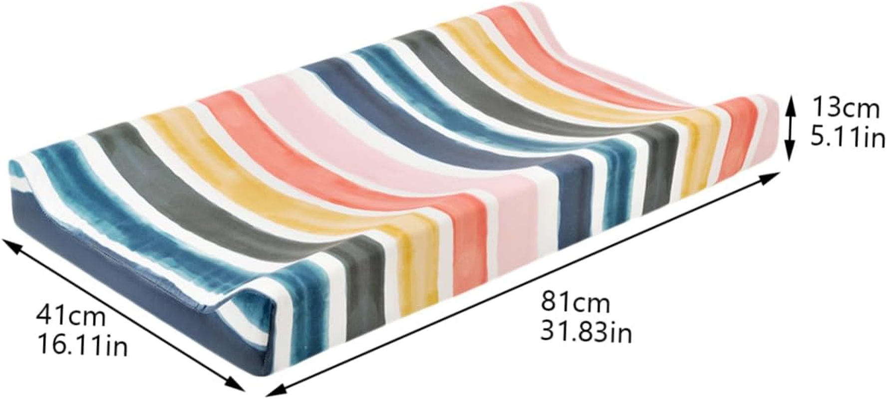 ERINGOGO Diaper Changing Table Cover Washable Changing Pad Sheet Reusable for Nursery Elastic image number 1