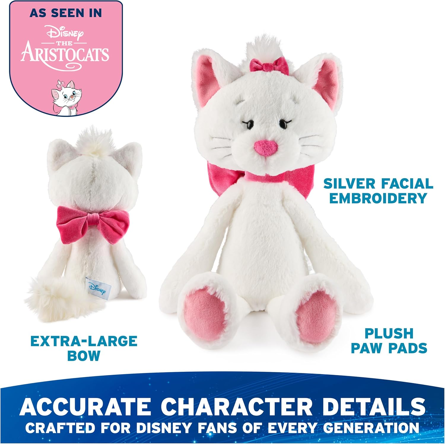 Disney X Gund - Disney Toothpick: Marie, Soft Toy 1 Year+ image number 3