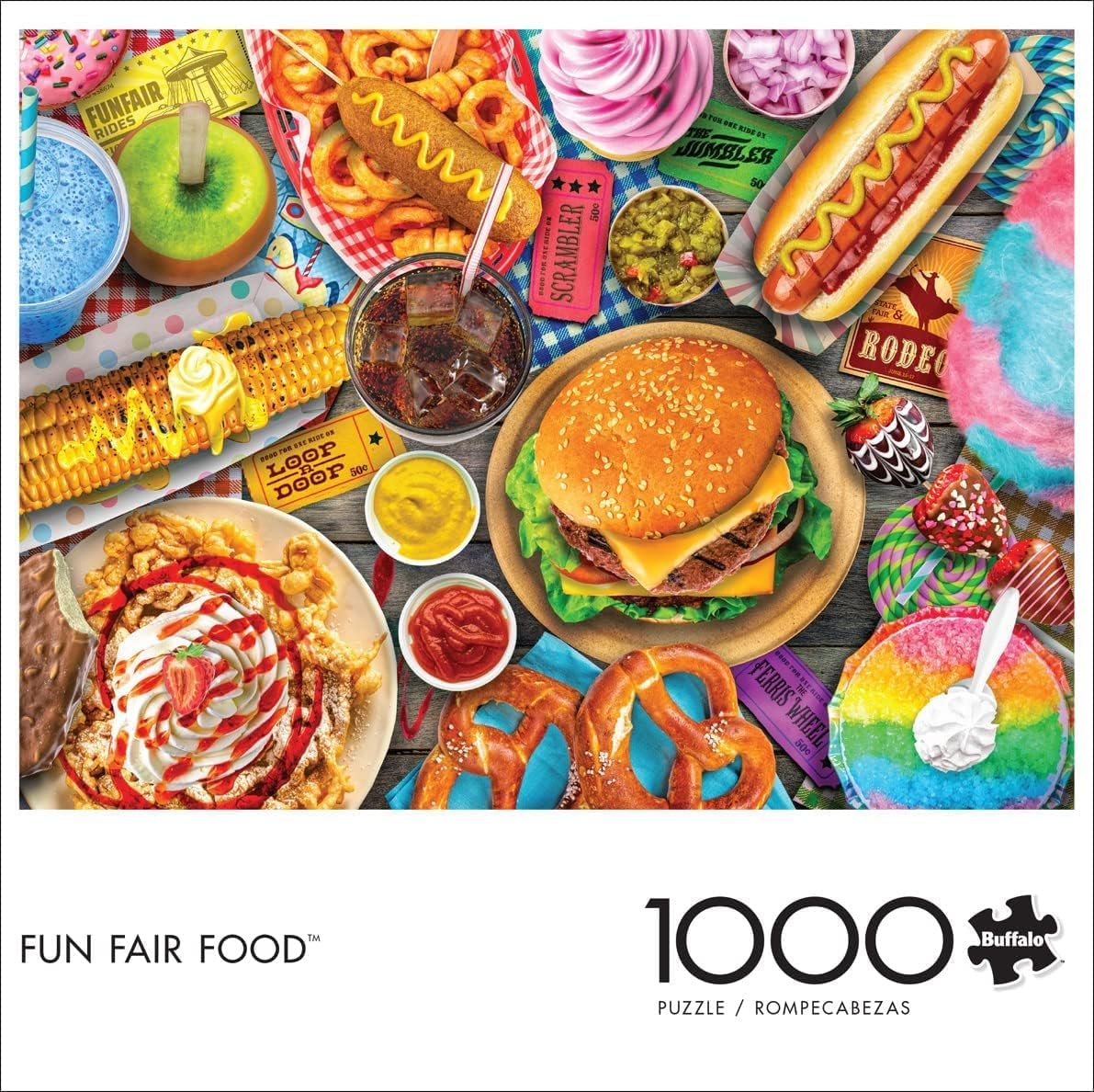 Buffalo Games - Fun Fair Food - 1000 Piece Jigsaw Puzzle