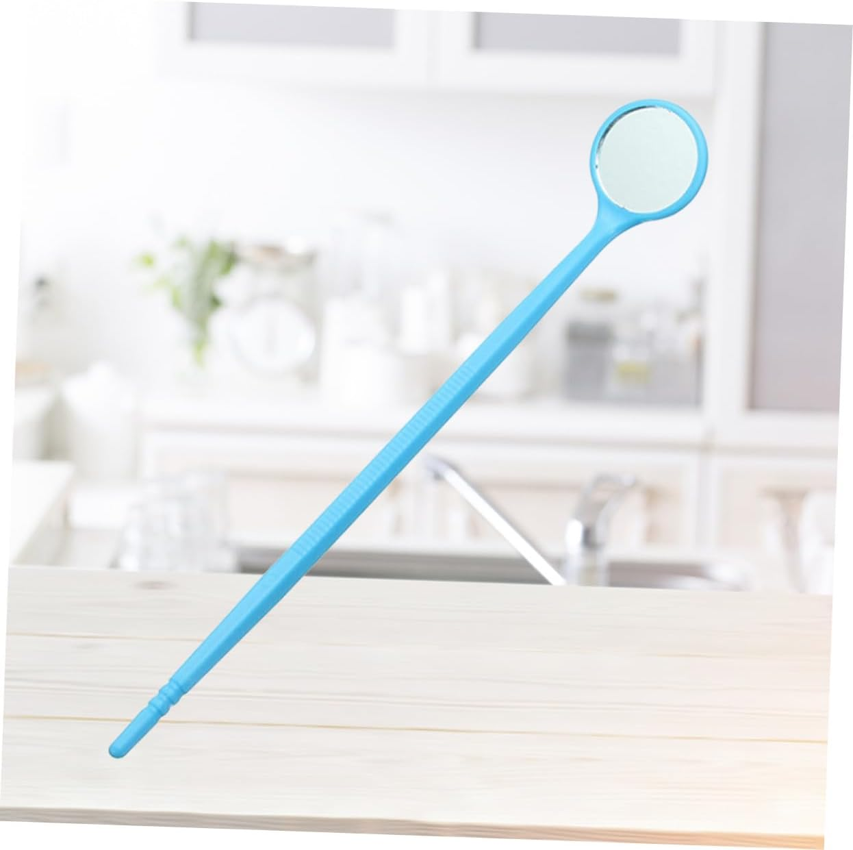 HEATSHAKING 100Pcs Disposable Plastic Mouth Mirrors for Dental Inspection Oral Care Tools for Household Hygiene and Plaque Visualization image number 6