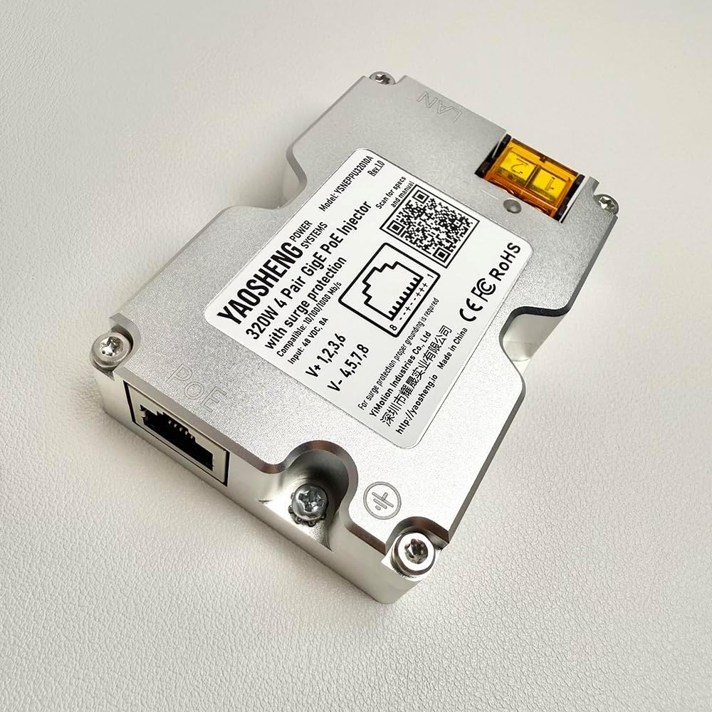 320W Poe Injector with Comprehensive Protection. Suitable for High Performance Starlink. image number 6