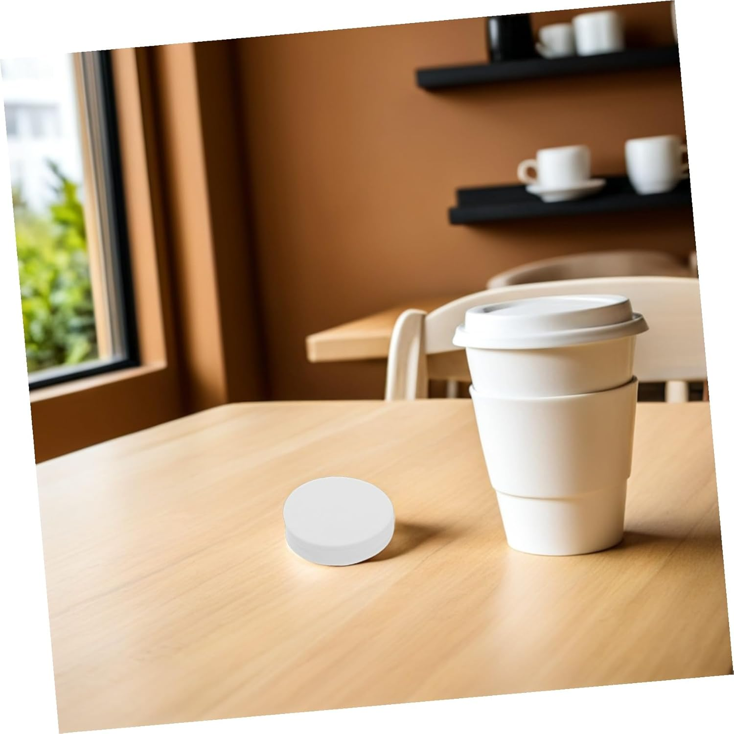 LABRIMP 600Pcs Disposable round Coffee Filter Papers for Espresso and Drip Coffee Makers Precise Filtration for Even Extraction and Brewing Accessories for Frequent Drinkers image number 2