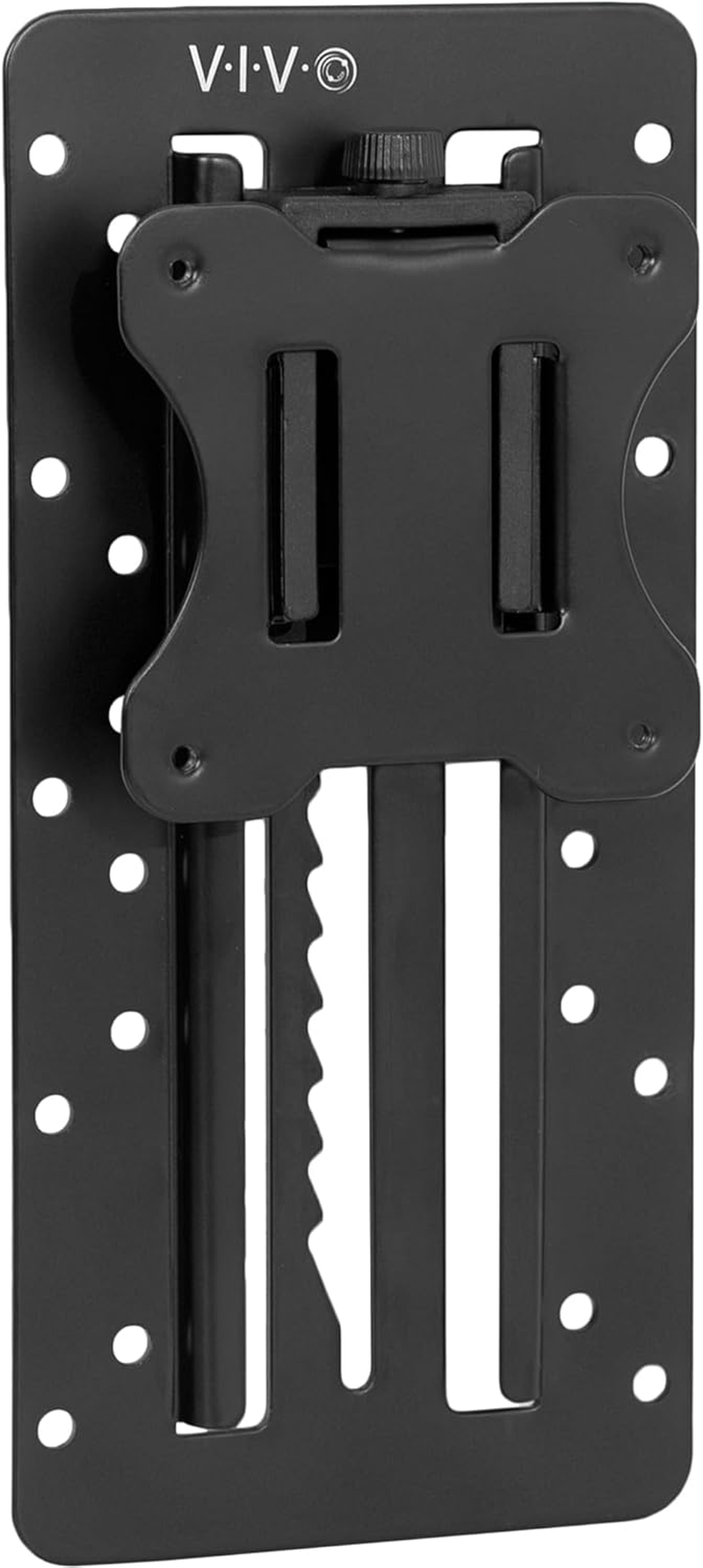 VIVO Height Adjustable VESA Adapter for Single 13 to 27 Inch Monitor, Accessory Bracket Kit for Individual Screen, Black, Stand-Vad3