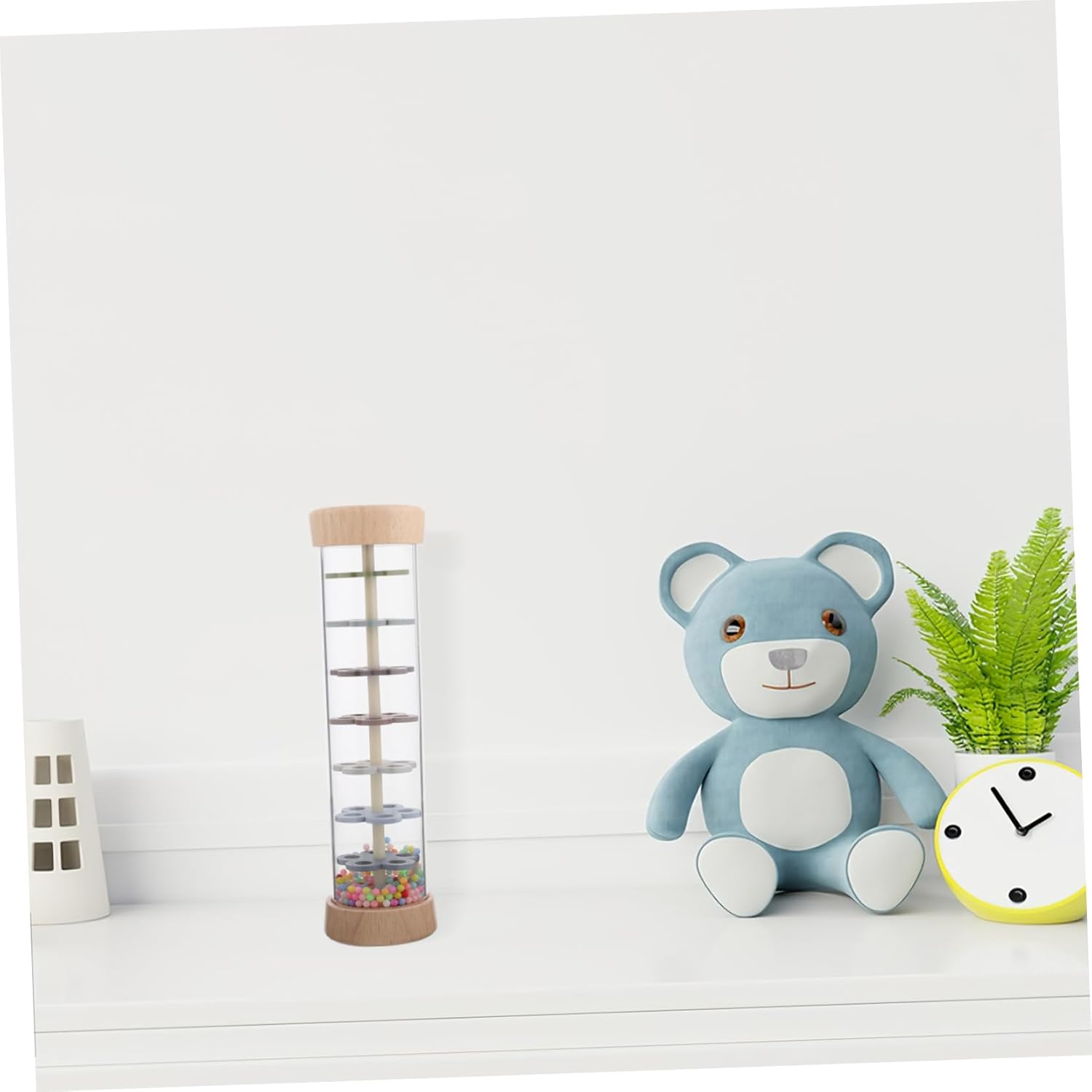 FUTUREORYY Rainstick Rainmaker Wooden Montessori Musical Sensory Toy for Infants Toddlers Newborns image number 5