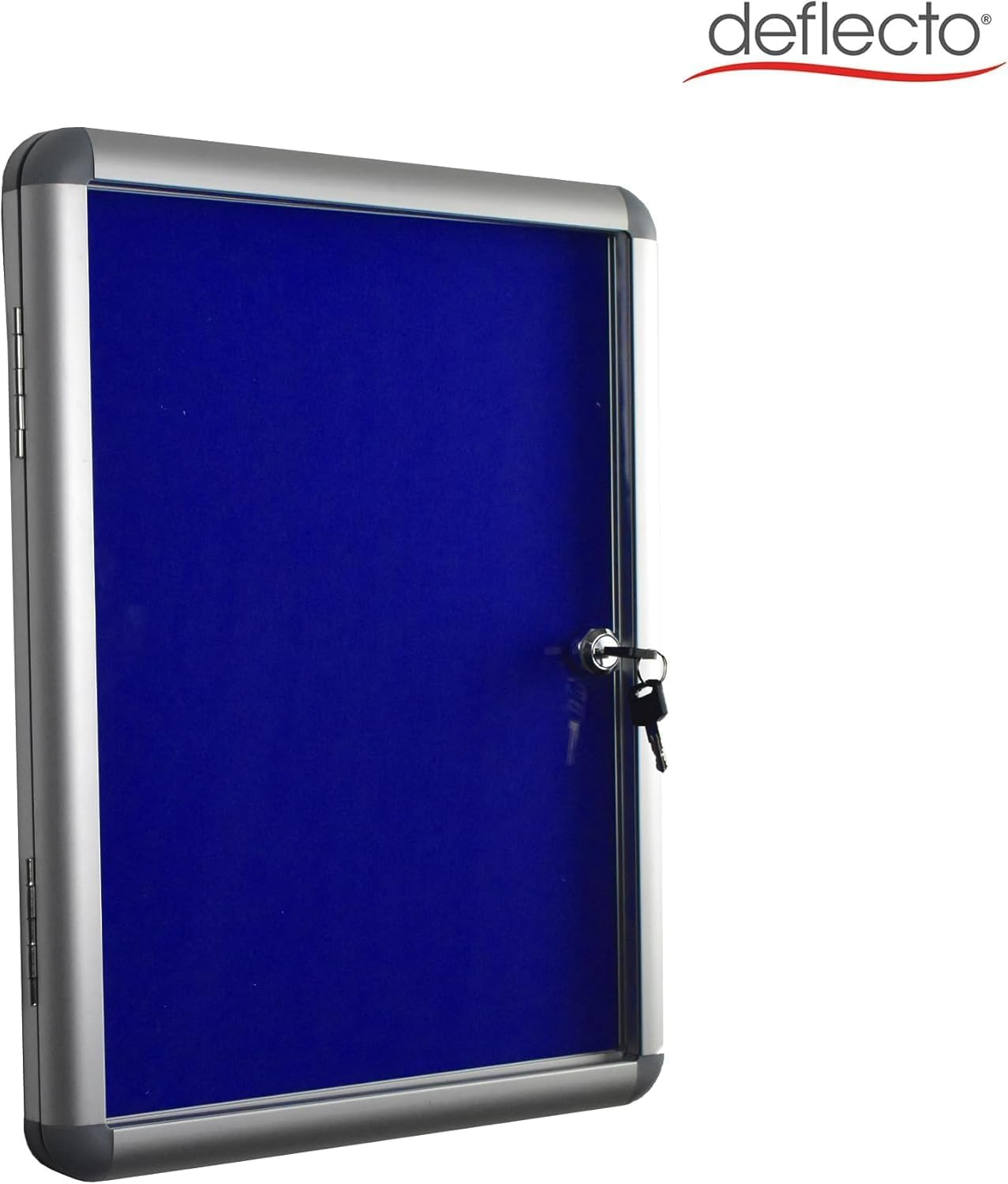 Deflecto Lockable A2 Tamper Resistant Notice Board with Key - 650X480Mm / 65X48Cm / - Silver image number 4