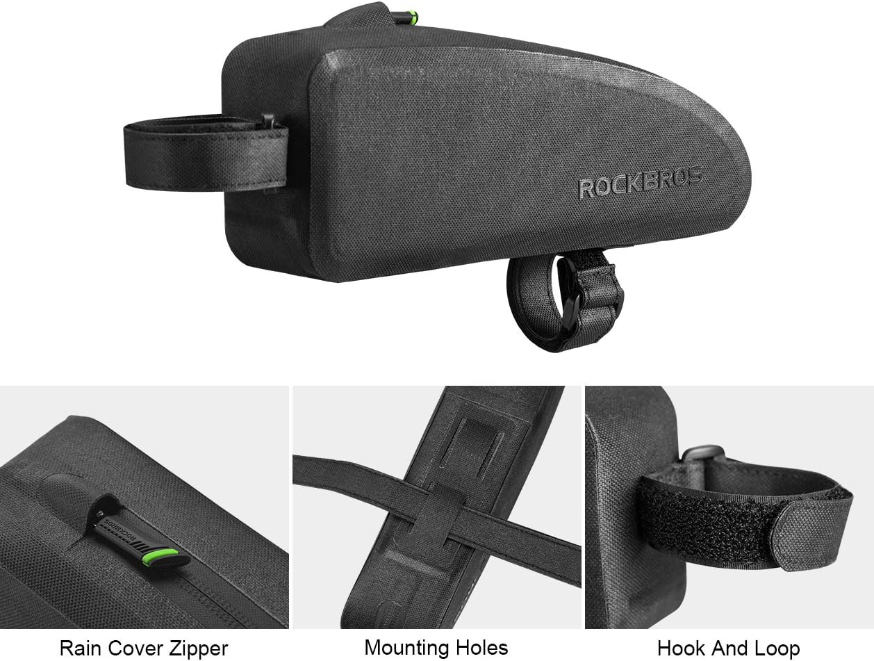 ROCKBROS Bike Frame Bag Top Tube Bag Bicycle Front Phone Bag Cycling Accessories Pouch Water Resistant IP64 image number 5