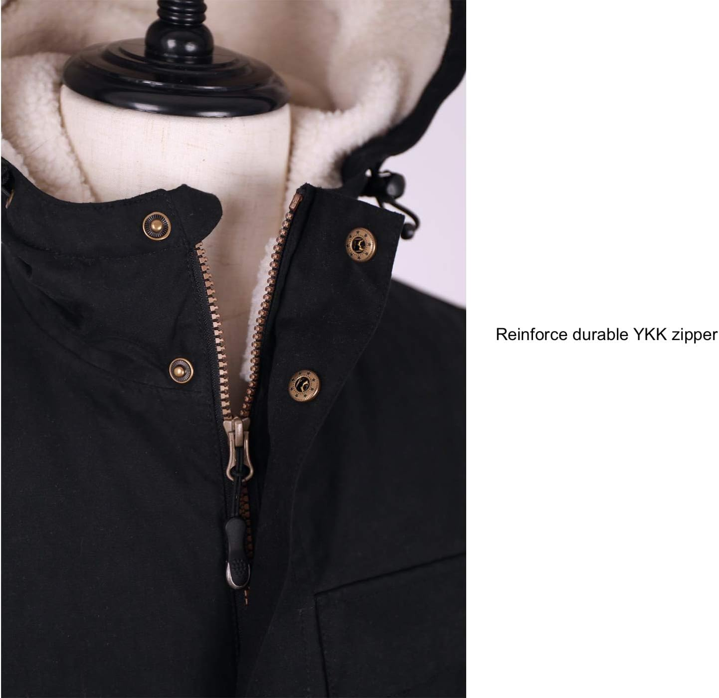 Acmelogy Men'S Waterproof Parka 3M Thinsulate Winter Warm Snow Coat Windproof Rain Jacket 8000Mm/3000Gm image number 1