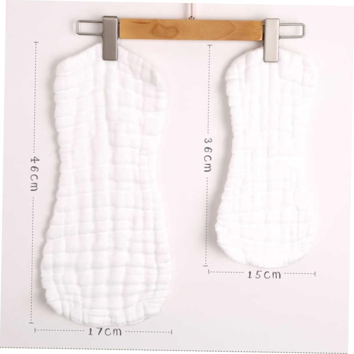 5Pcs Pure Cotton Gauze Diapers for Newborns Soft Breathable Leak Nappies High Absorbency image number 4