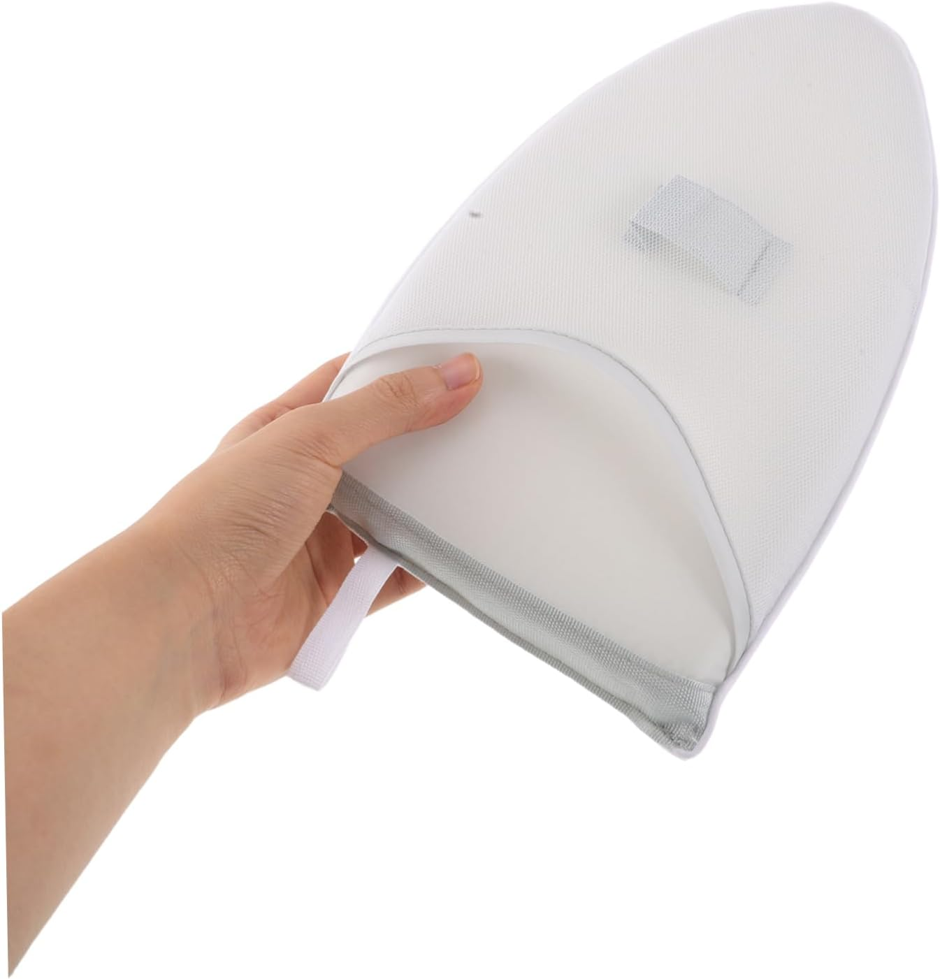 TIDTALEO Heatproof Steam Iron Glove with Breathable Mesh Pocket and Thick Sponge Insulation Dual Hand Compatible Protective Mitt for Steam Irons and Hair Straighteners Washable Home Use image number 4