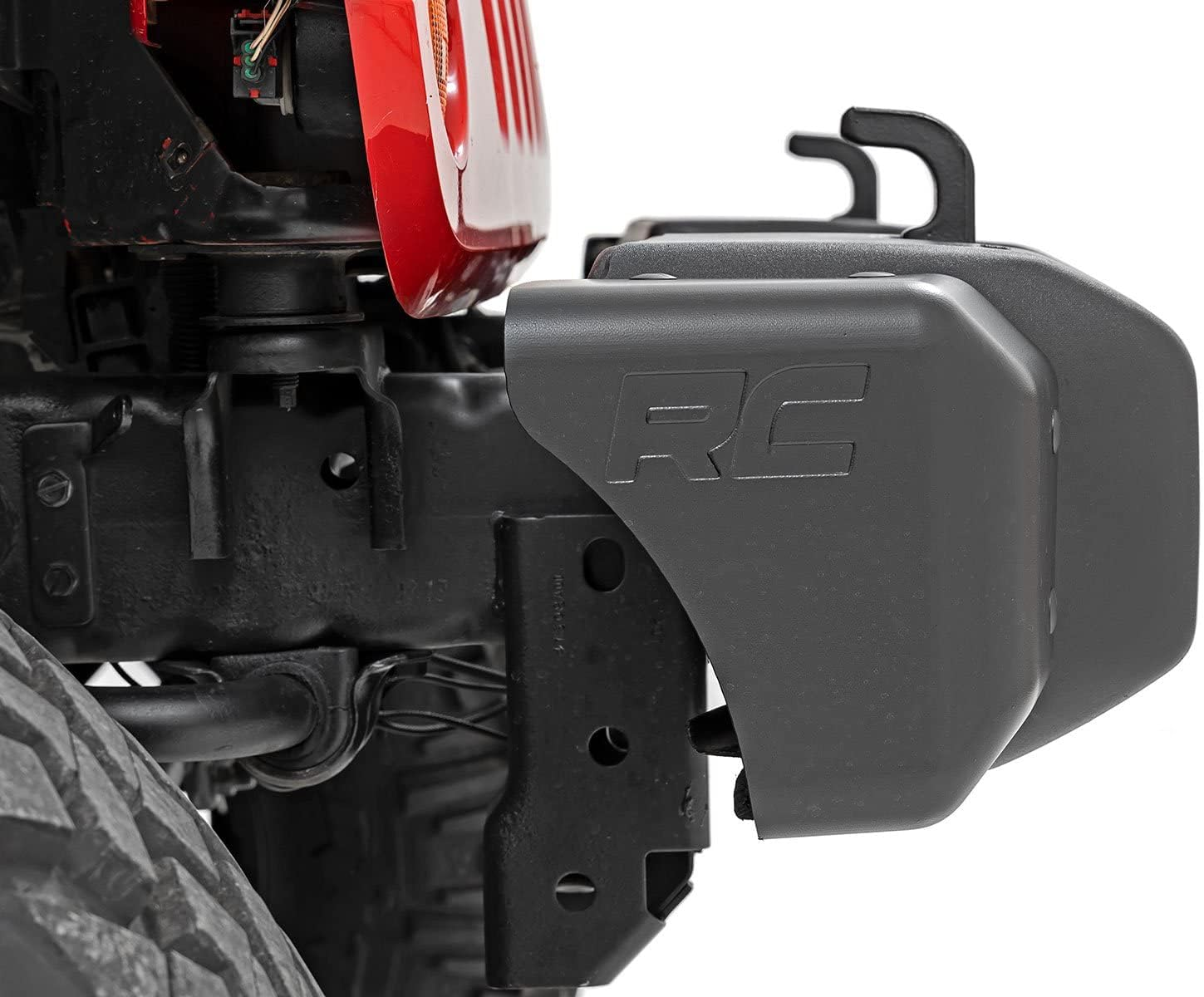 Rough Country Stubby Stock Bumper Kit Fits 2007-2018 [ Jeep ] Wrangler JK Front Bumper Caps 1047 image number 5