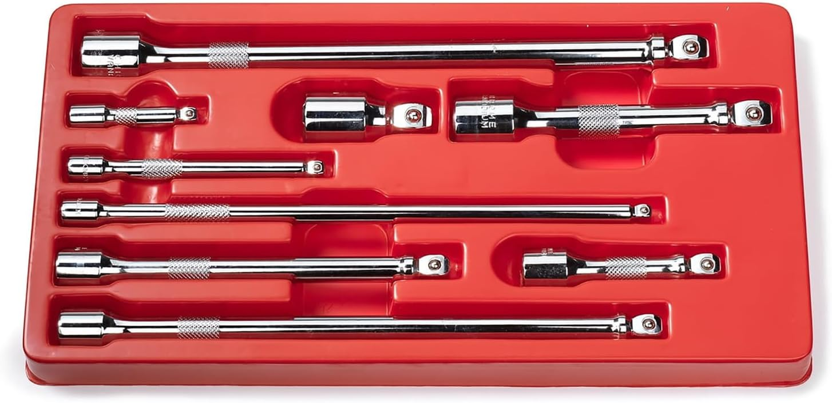 Neiko 00249A CR-V Wobble Angle Extension Bar Set, 9 Piece, 1/4"/3/8"/1/2" image number 1