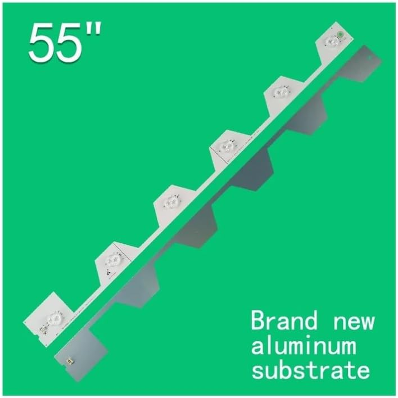 For 55 Inch LCD TV TMT_55E5800_10X6_3030C_6S1P_W44 YHF-4C-LB5506-HR1 55HR330M06A1 V0 B55A758U 55U65EBC 55UA6406 Backlight Strip image number 2