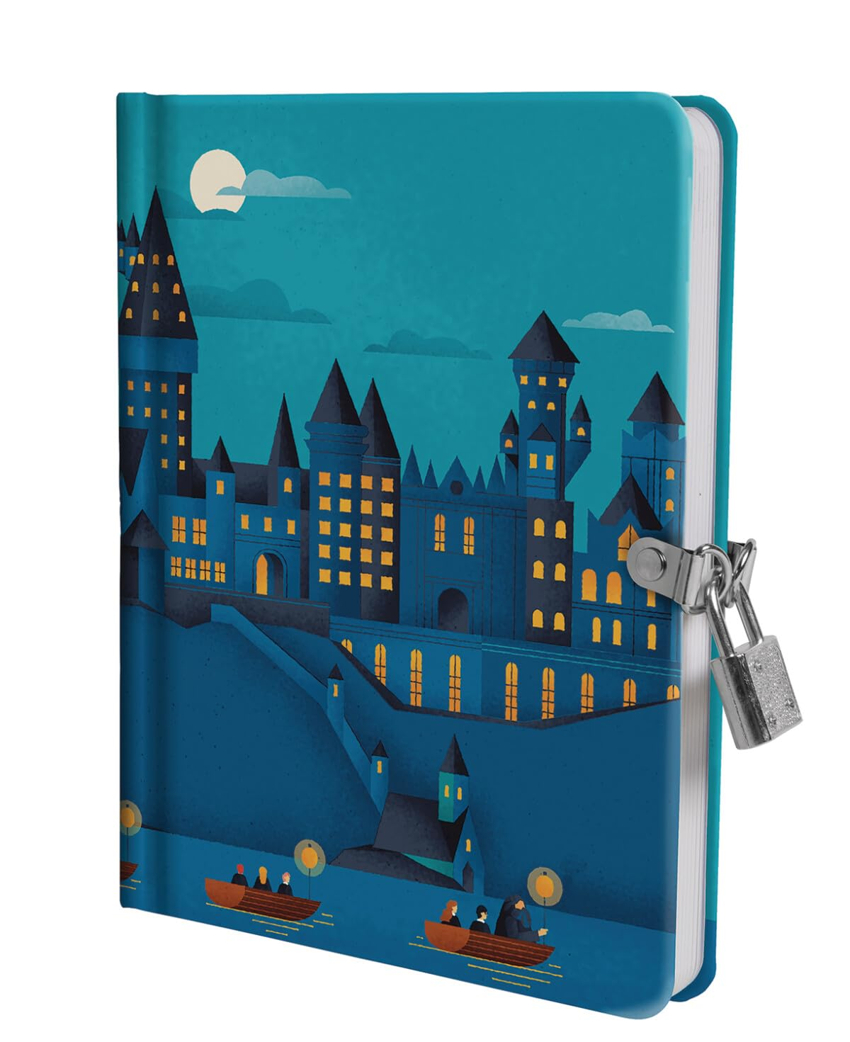Harry Potter: Hogwarts Castle Glow-In-The-Dark Lock & Key Diary image number 1