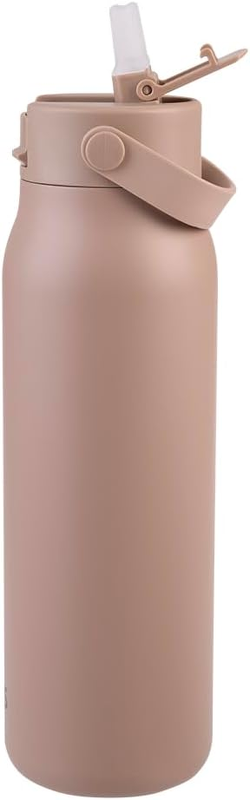 Oasis Ceramic Lined Stainless Steel Double Wall Insulated 'Sorrento' Sipper Bottle 900Ml - Latte image number 4