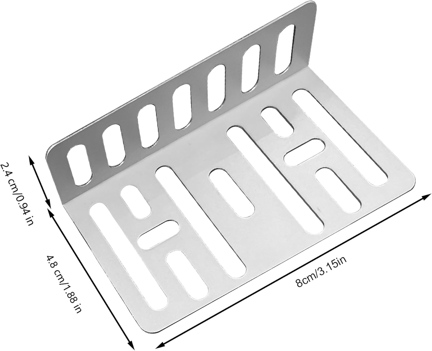 Double DIN Installation Kit, Universal Car Stereo Radio Metal Mounting Bracket, Car Audio & Video Dash Mounting Kit W/Screws, 3.15X1.88X0.94 Inches image number 5