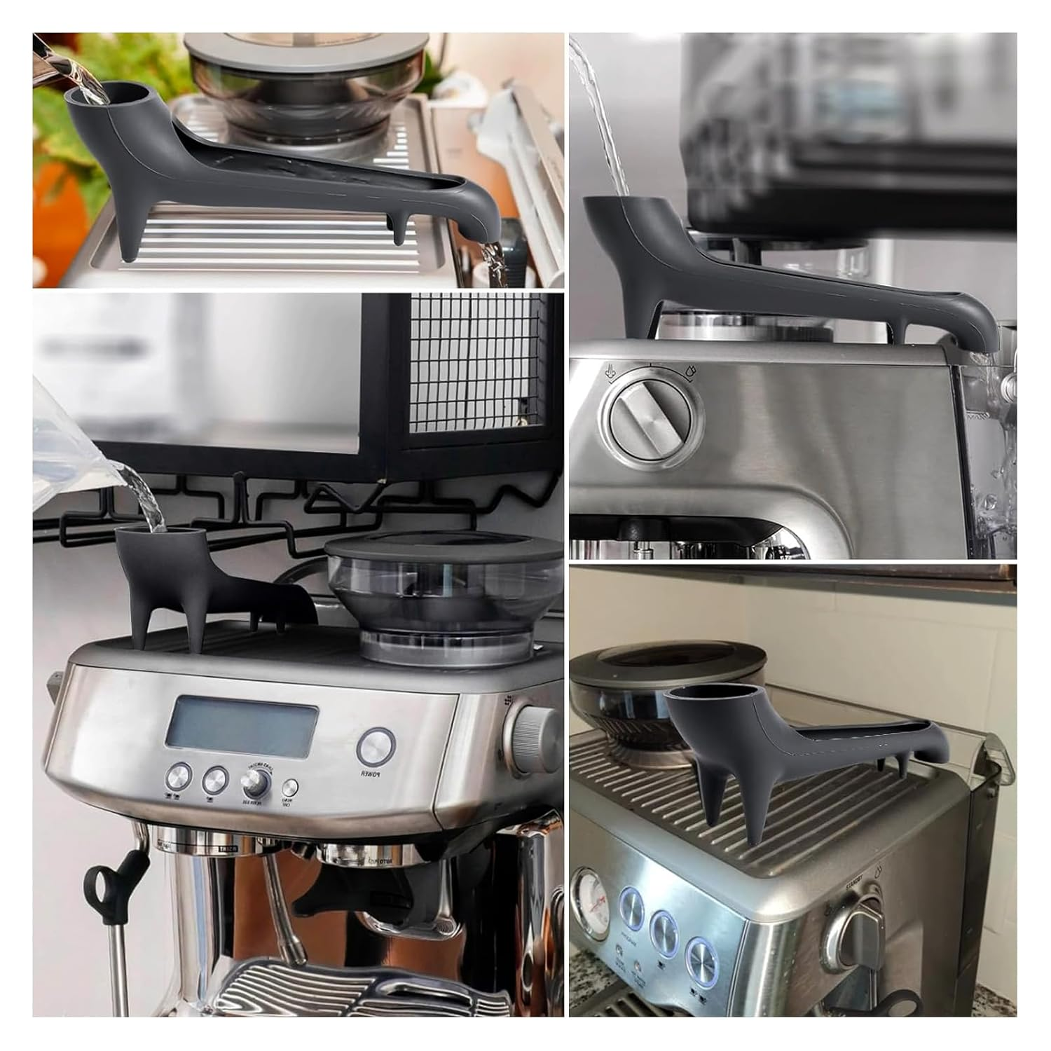 Coffee Maker Water Spout Espresso Machine Water Tank Funnel Food Grade Silicone Quick Access Funnel for Coffee Machines Accessories Australia image number 6