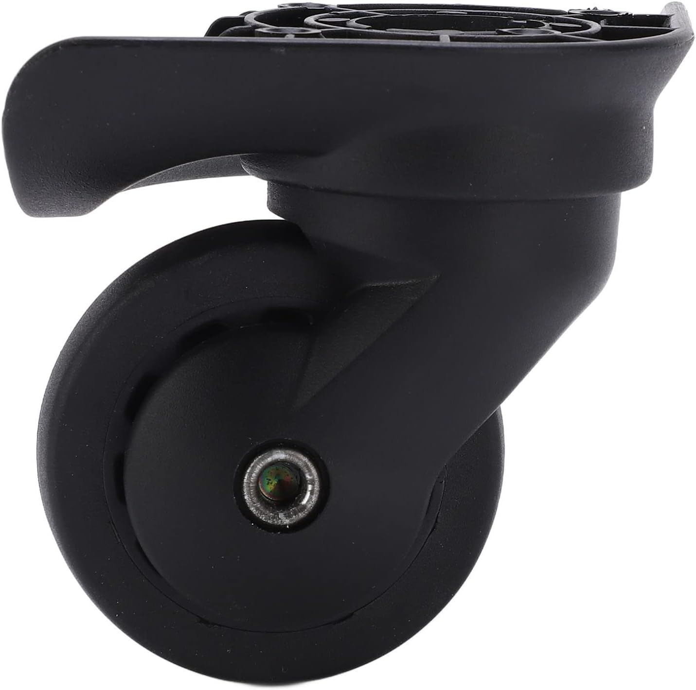 OKJHFD Luggage Wheels Replacement,1 Pair Luggage Swivel Casters Mute Swivel Wheels Repalcement for Suitcase Black A52