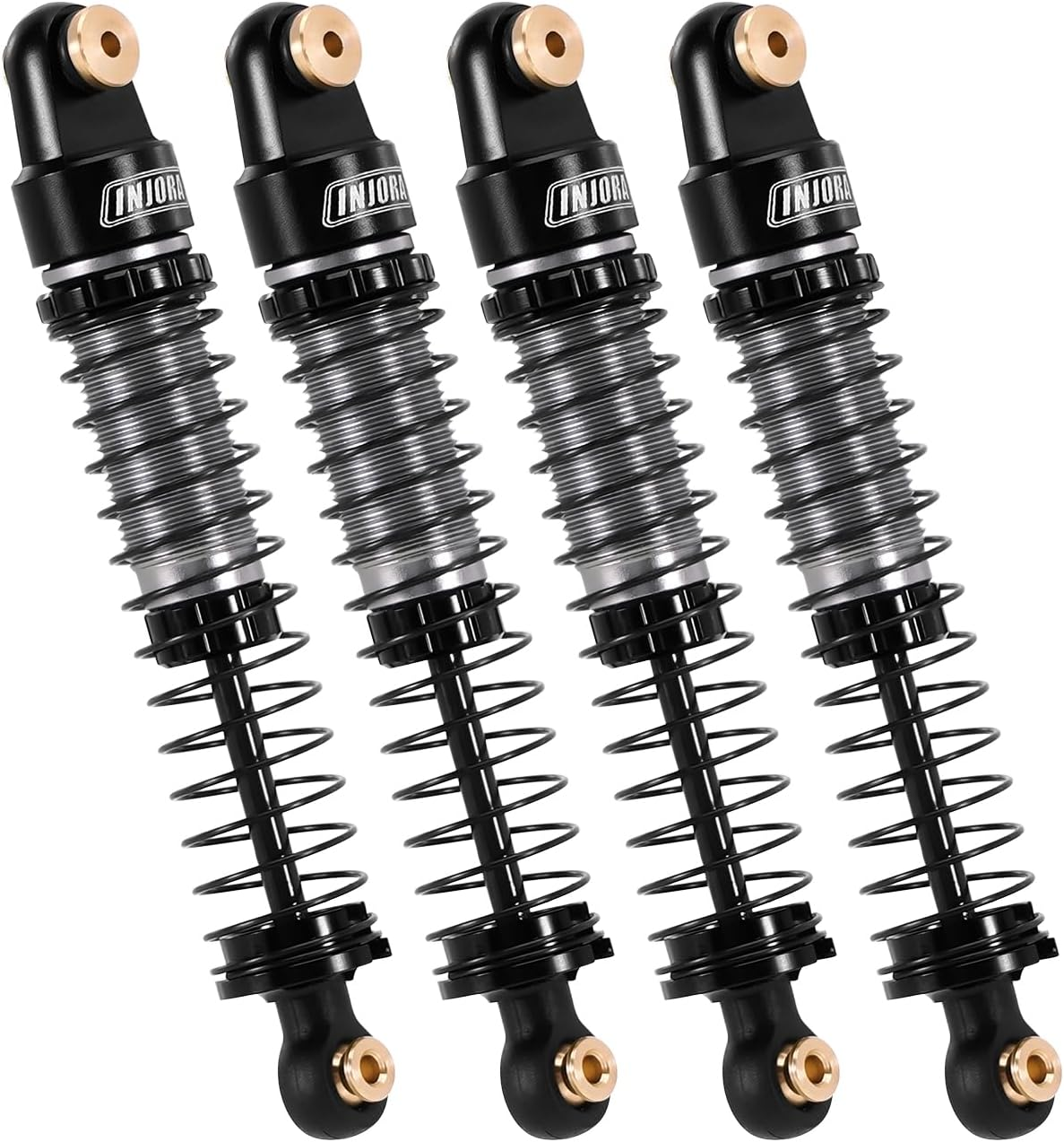 INJORA 52Mm Big Bore Shock Absorber Oil Damper for 1/24 RC Crawler Axial AX24 Upgrade