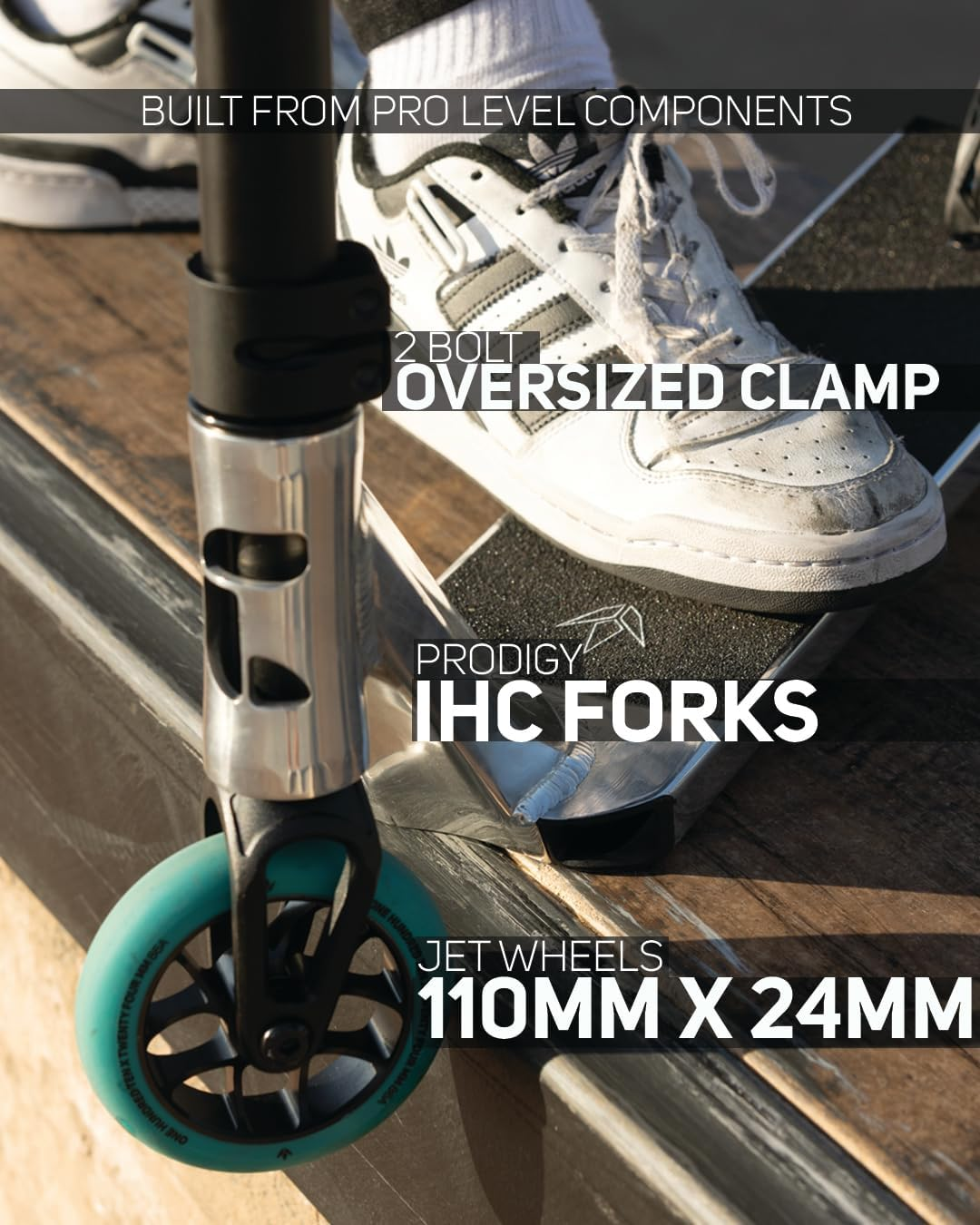 Envy Scooters COLT S6 Complete - Black - Ultimate Stunt Scooter - Lightweight Professional Street Scooter and Trick Scooter image number 3