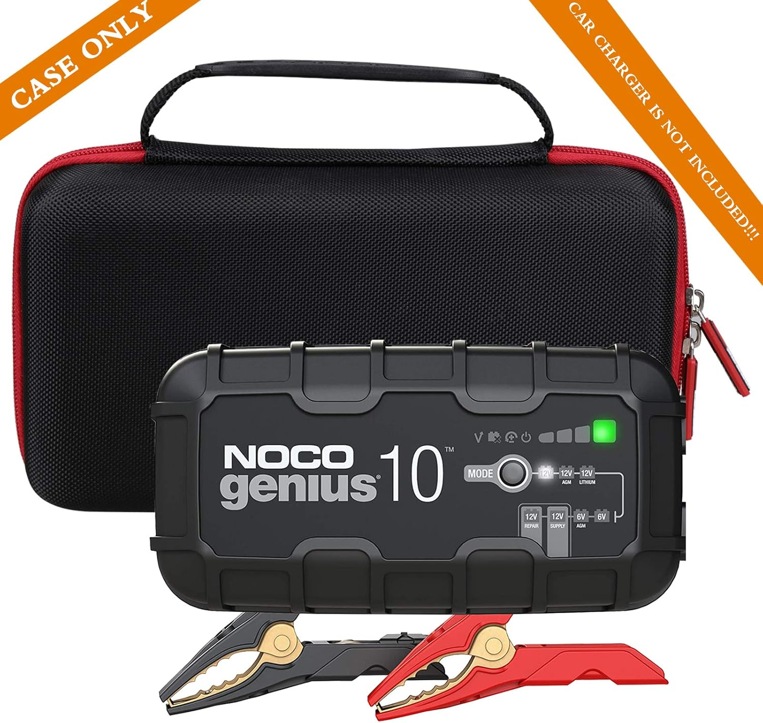 FBLFOBELI Hard Travel Case Compatible with NOCO Genius10/For Boost X GBX45 GB50 Ultrasafe Jump Starter, Fully-Automatic Smart Battery Charger (Case Only) image number 5