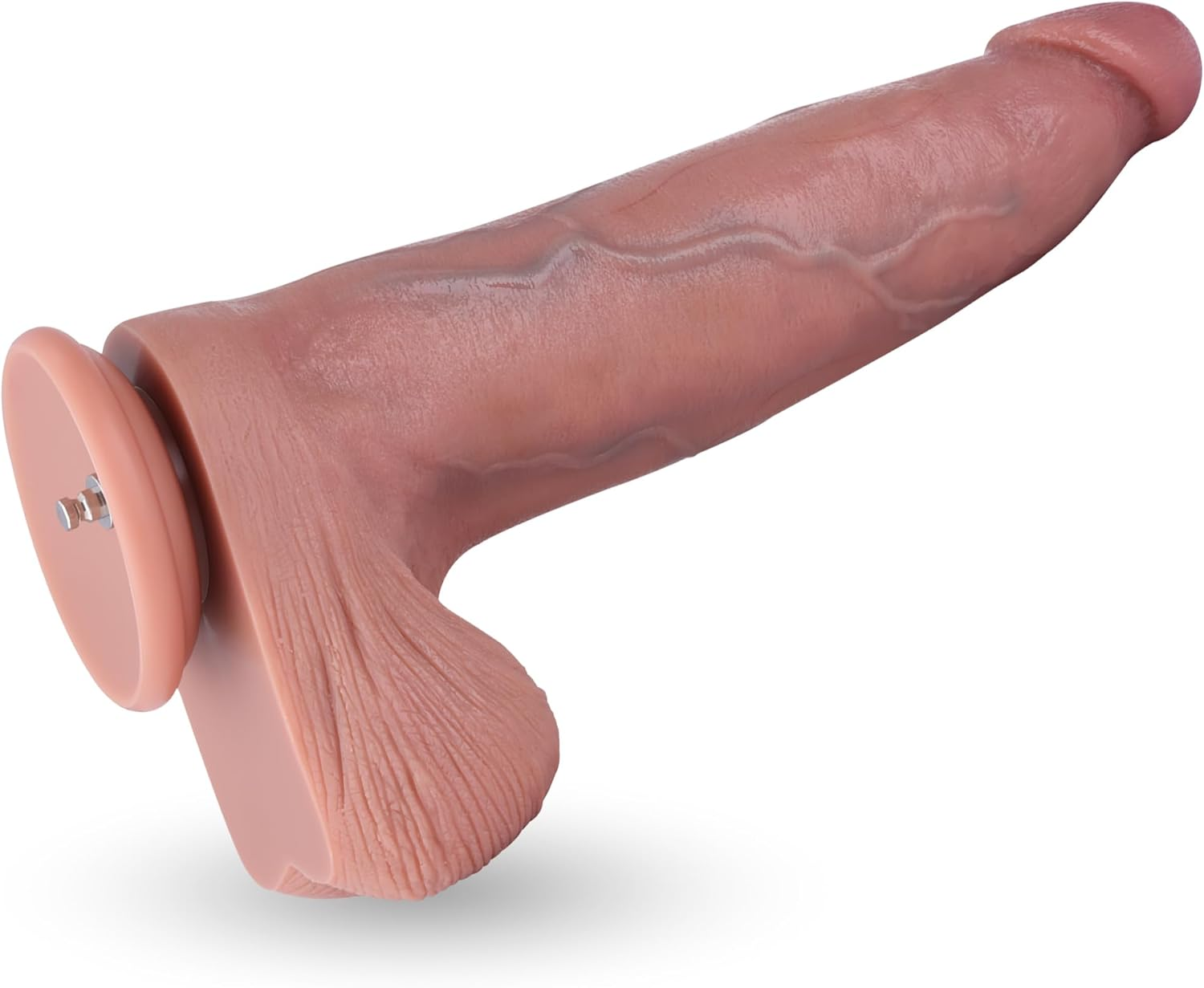 Hismith 13.5&rdquo; Gigantic Dual-Density Silicone Dildo, 10.5&rdquo; Insertable Length Dong with Kliclok System for Advanced User, XXL Size, Predi, Titan'S Girth Series image number 6
