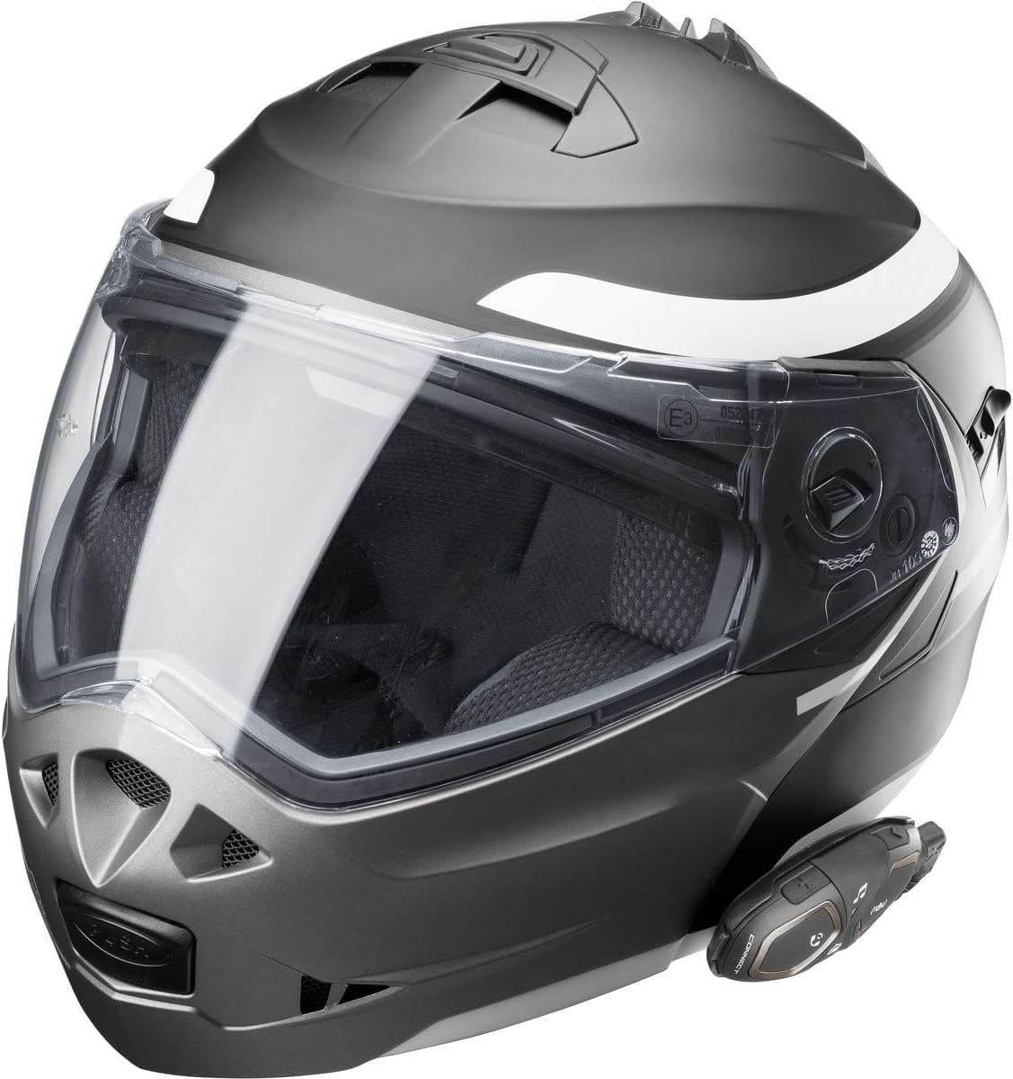 INTERPHONE Connect HD Dual Intercom for Motorcycle Helmet High Playback 40Mm Pilot Use Distance 300M Autonomy 12 Hours Radio GPS TFT Waterproof IPX67 image number 5