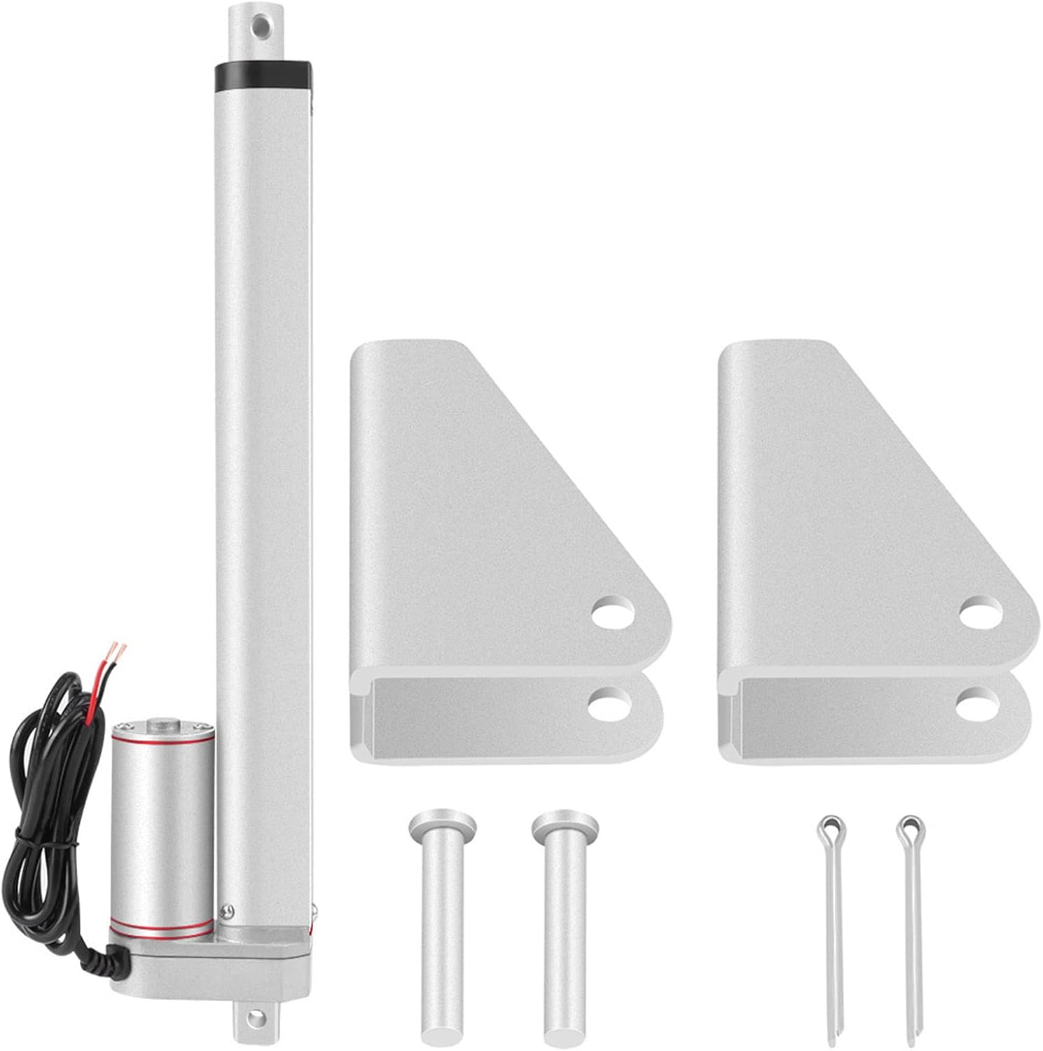 Electric Stroke Linear Actuator, DC 12V 1000N Motor with Mounting Bracket, Aluminum Alloy, 300Mm Stroke, IP54 Water-Resistant image number 2