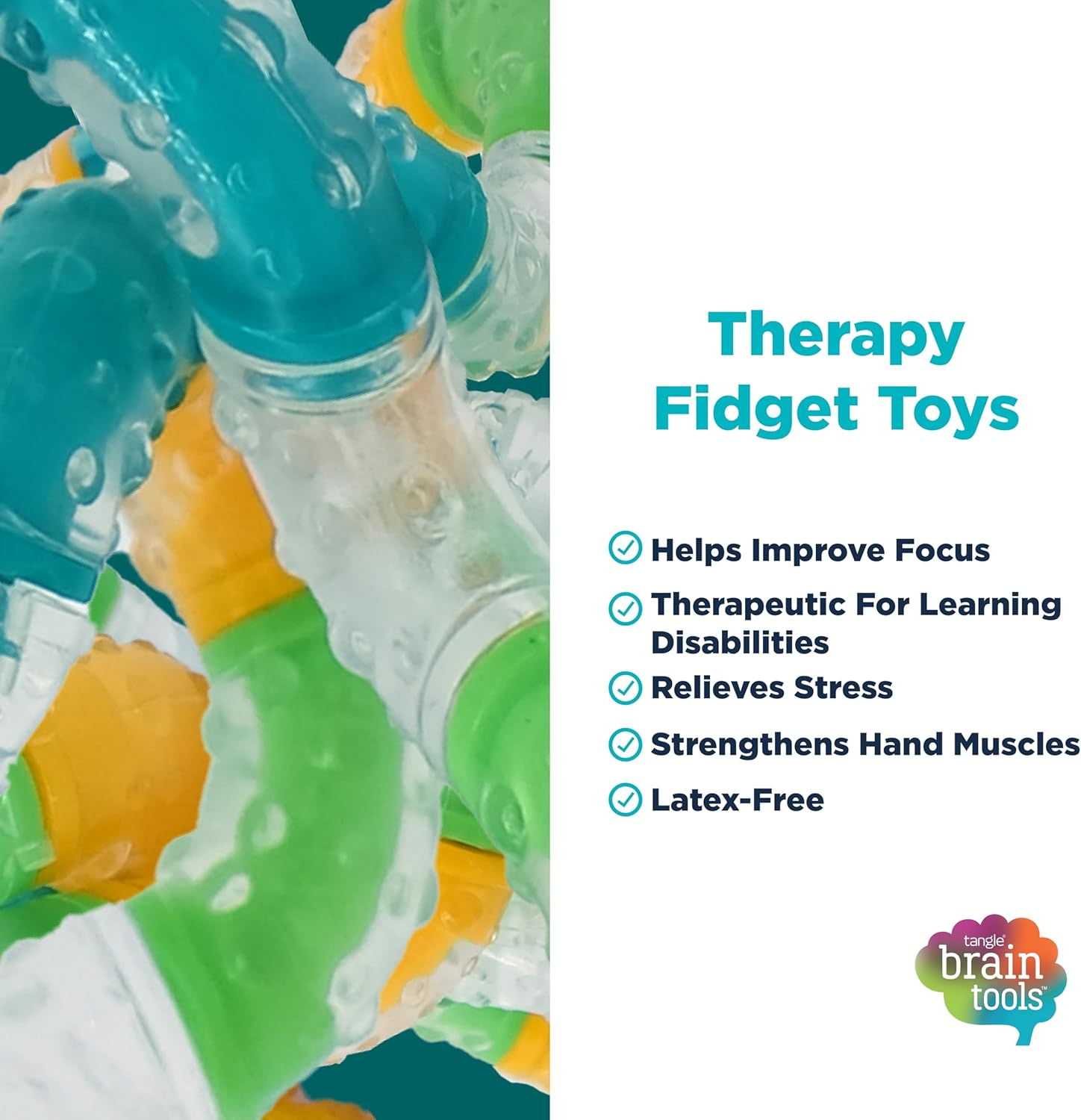 TANGLE Braintools Imagine - Fidget to Focus (Assorted Colors) image number 4