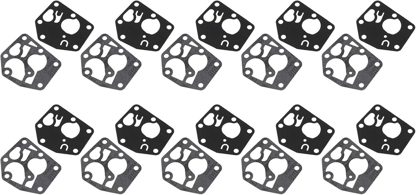 10Set Rubber Cloth Carburetor Diaphragm, Replacement Carburetor Parts, Wear Resistant Accessories for Industrial image number 6