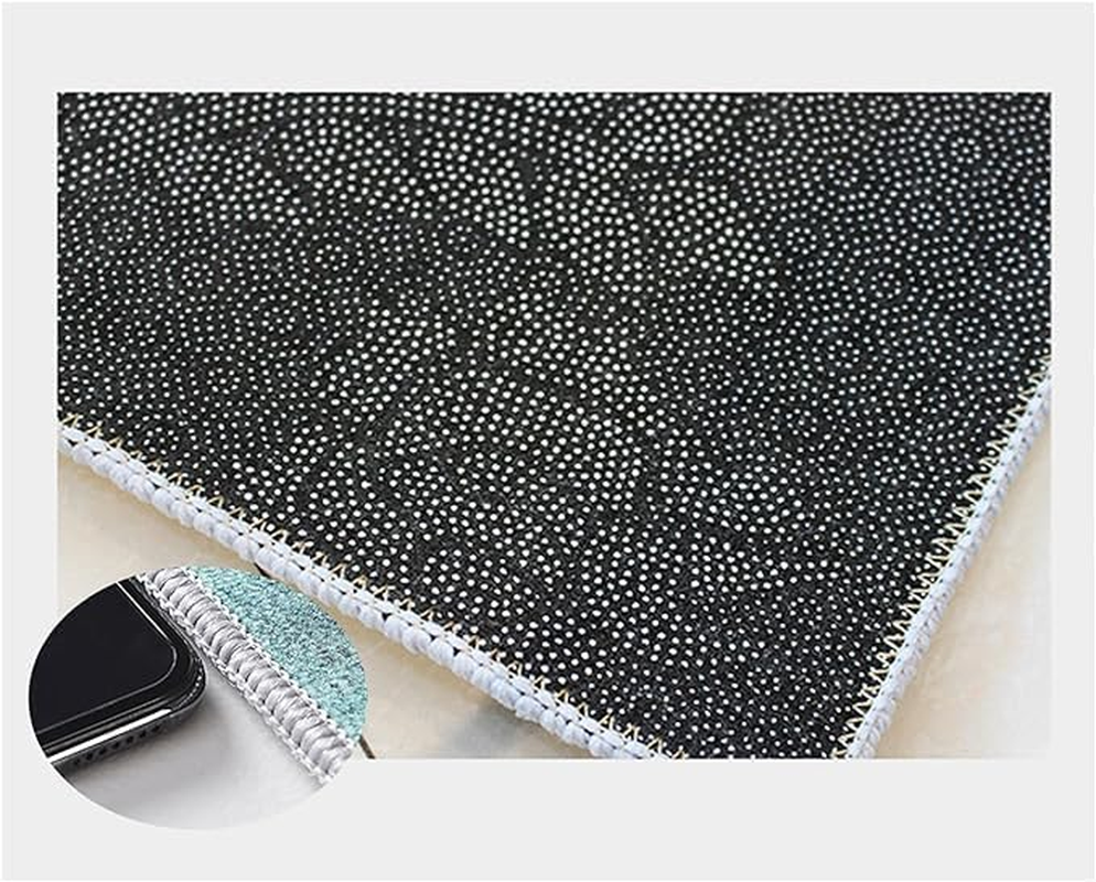 Washable Living Room Area Rugs Abstract Green Yellowrugs, Bedroom Home Office Dining Room Decor Rug, 120 X 180Cm image number 4