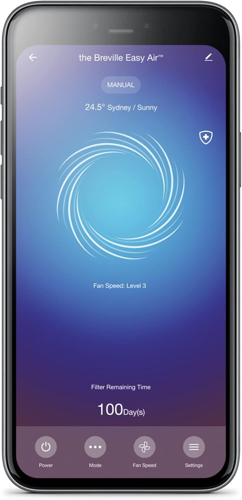 Breville the Easy Air&trade; Connect Purifier, LAP158WHT, White image number 3