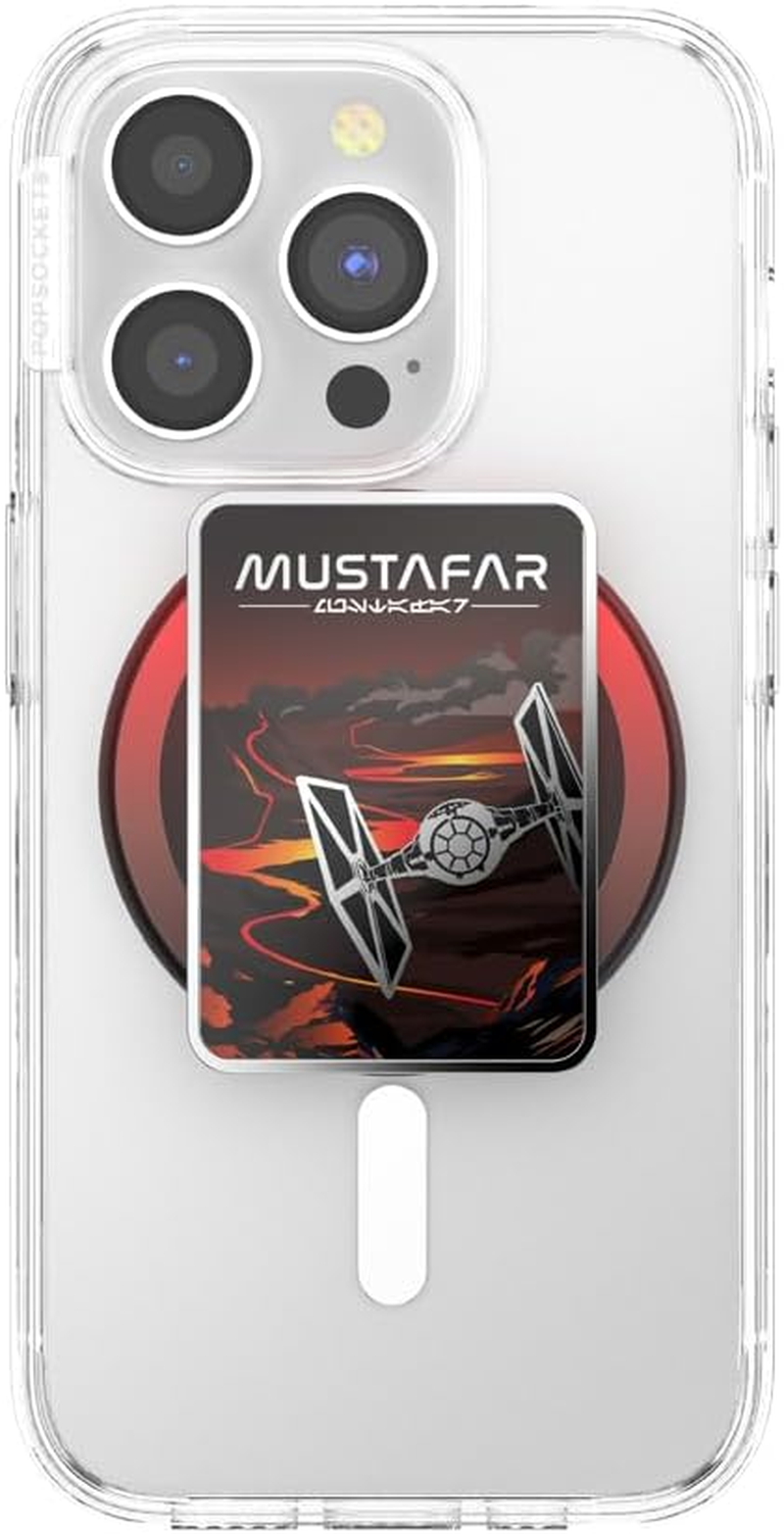 Popsockets Phone Grip for Magsafe with Kickstand, Magnetic Stand, Swappable Top, Secure Hold for Iphone Magsafe Cases, Phone & Tablet Grip, Starwars - Enamel Welcome to Mustafar image number 6
