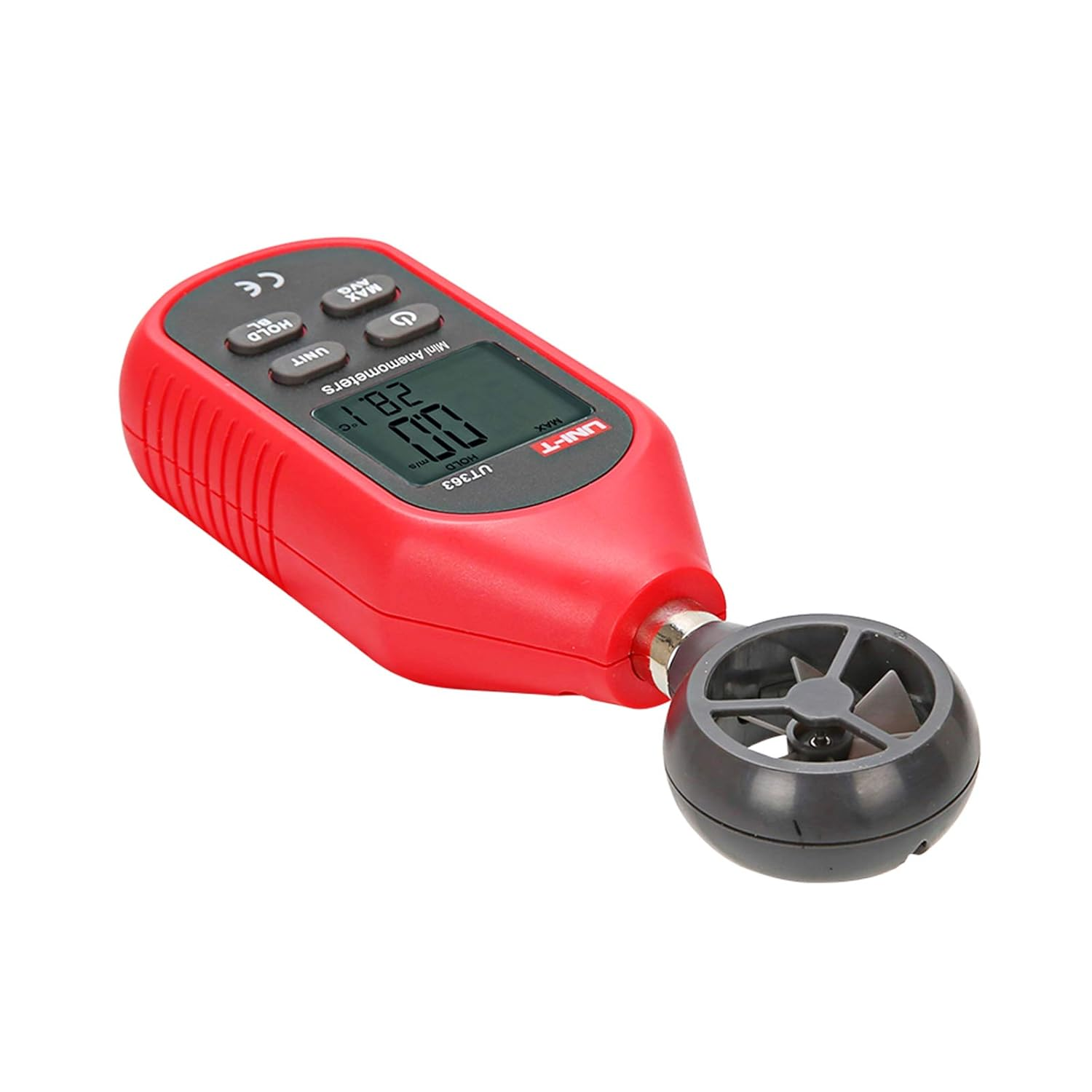 UNI-T UT363 Handheld Anemometer Wind Speed Meter Wind Chill Air Temperature Gauge -14&deg;F to 122&deg;F (-10&deg;C to 50&deg;C) with LCD Backlit Max/Avg Data Hold image number 2