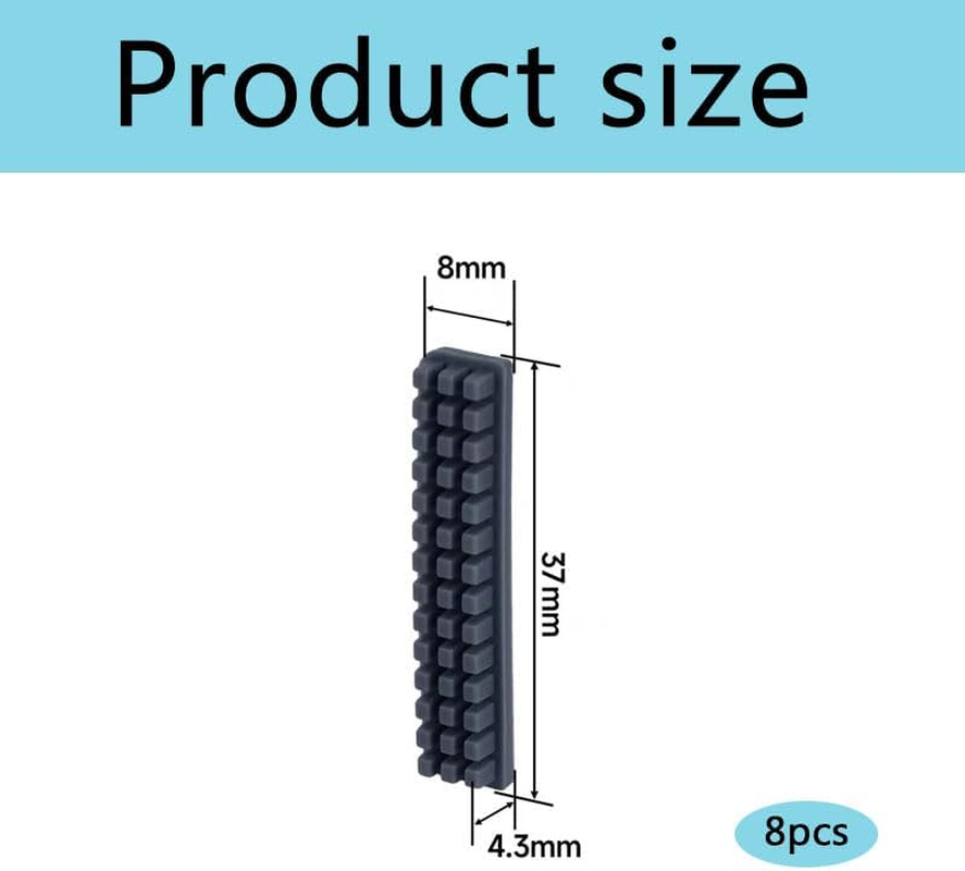 WADY 8 Pcs 3D Printer Silicone Nozzle Brush for Bambu Lab A1,Nozzle Wiper Cleaning Tool for 3D Printer Hotbed,Nozzle Silicone Brush Consumables Cleaning Tool for 3D Printer Hotbed of Printer Parts image number 2