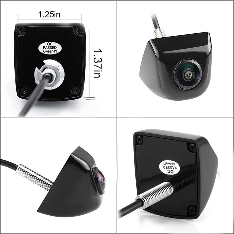 HD Waterproof 170&deg; Car Reverse Backup Night Vision Camera Rear View Parking Cam, Durable for All Weather, Easy Installation, Universal Fit for 12V Vehicles