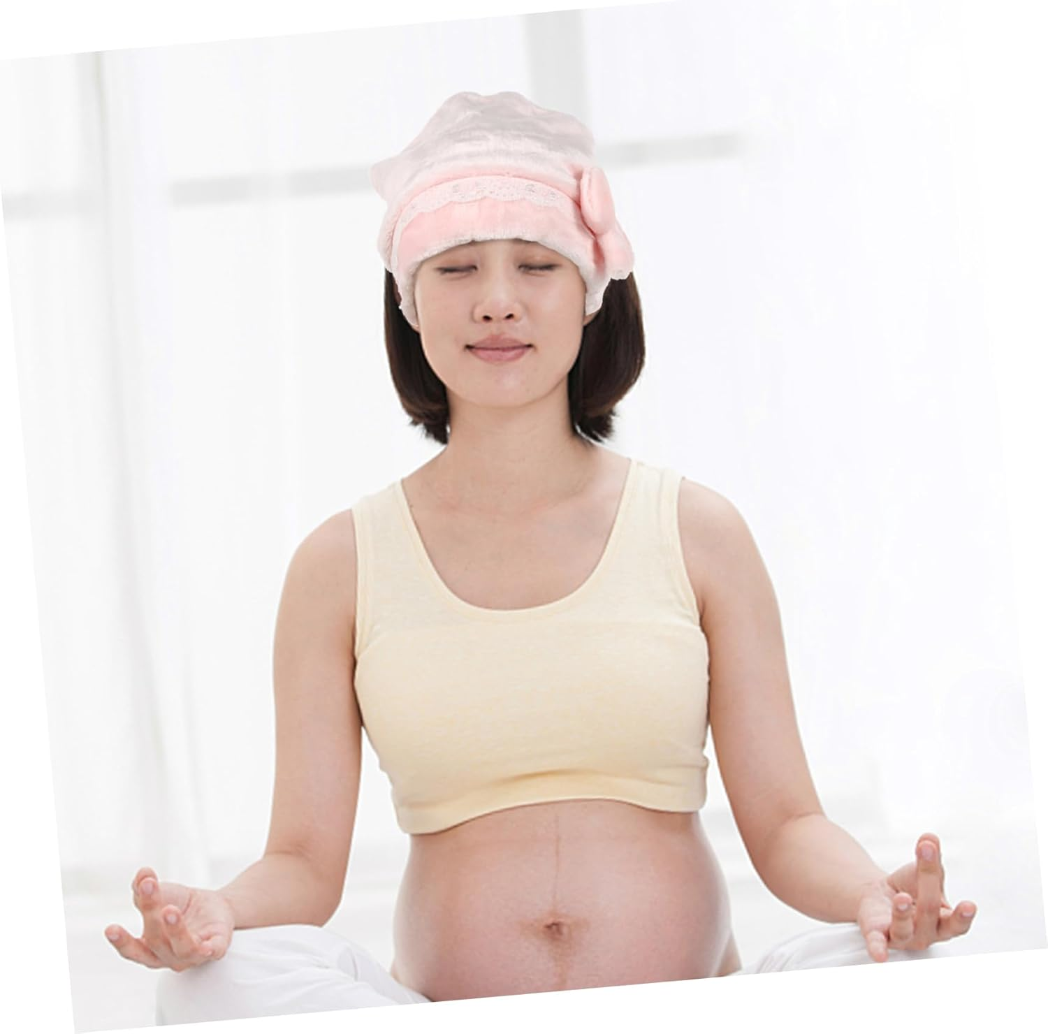 BESPORTBLE Wind Confinement Hats for Postpartum Women Comfortable Sleeping Caps with Ergonomic Design Random Color Random Color image number 5