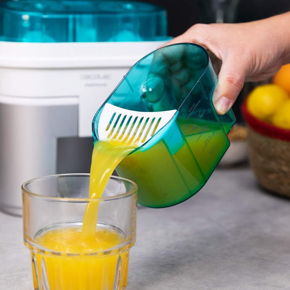 Cecotec Cecojuicer Citrus Turbo Juicer, Cutting and Juicing, 2 Heads, 500Ml Tank, BPA Free, Easy Clean, 90W (Essentialvita Twice White) image number 1
