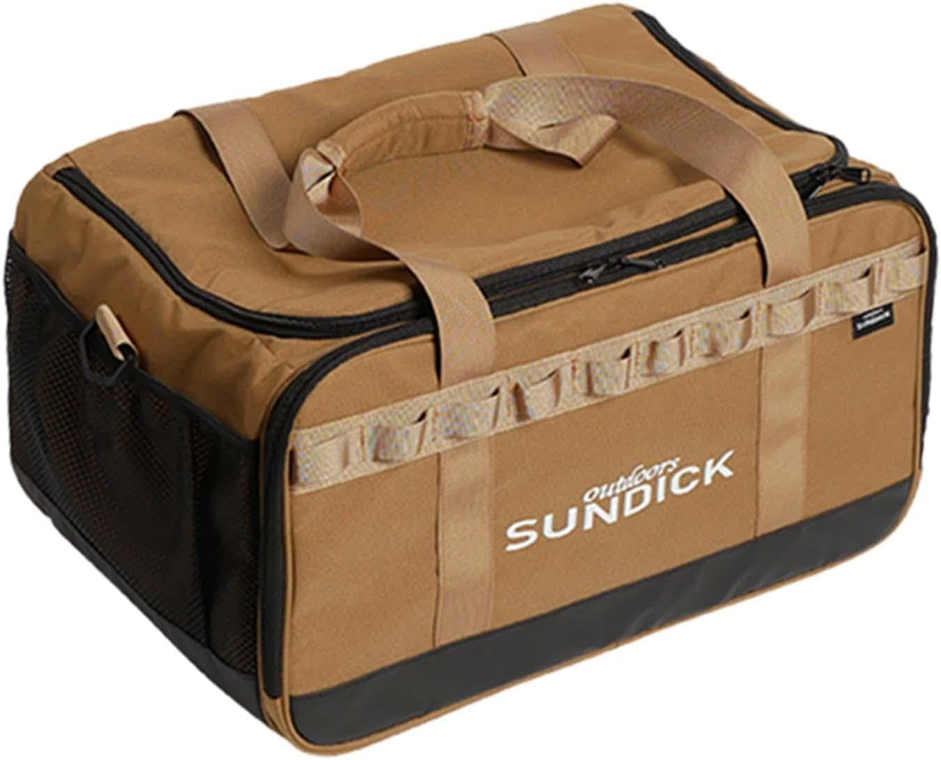 Eigell Camping Carrying Bag Gas Tank Organizer 36 L anti Collision Practical Barbecue Handbag Crossbody Bag for Backpacking Outdoor, Green