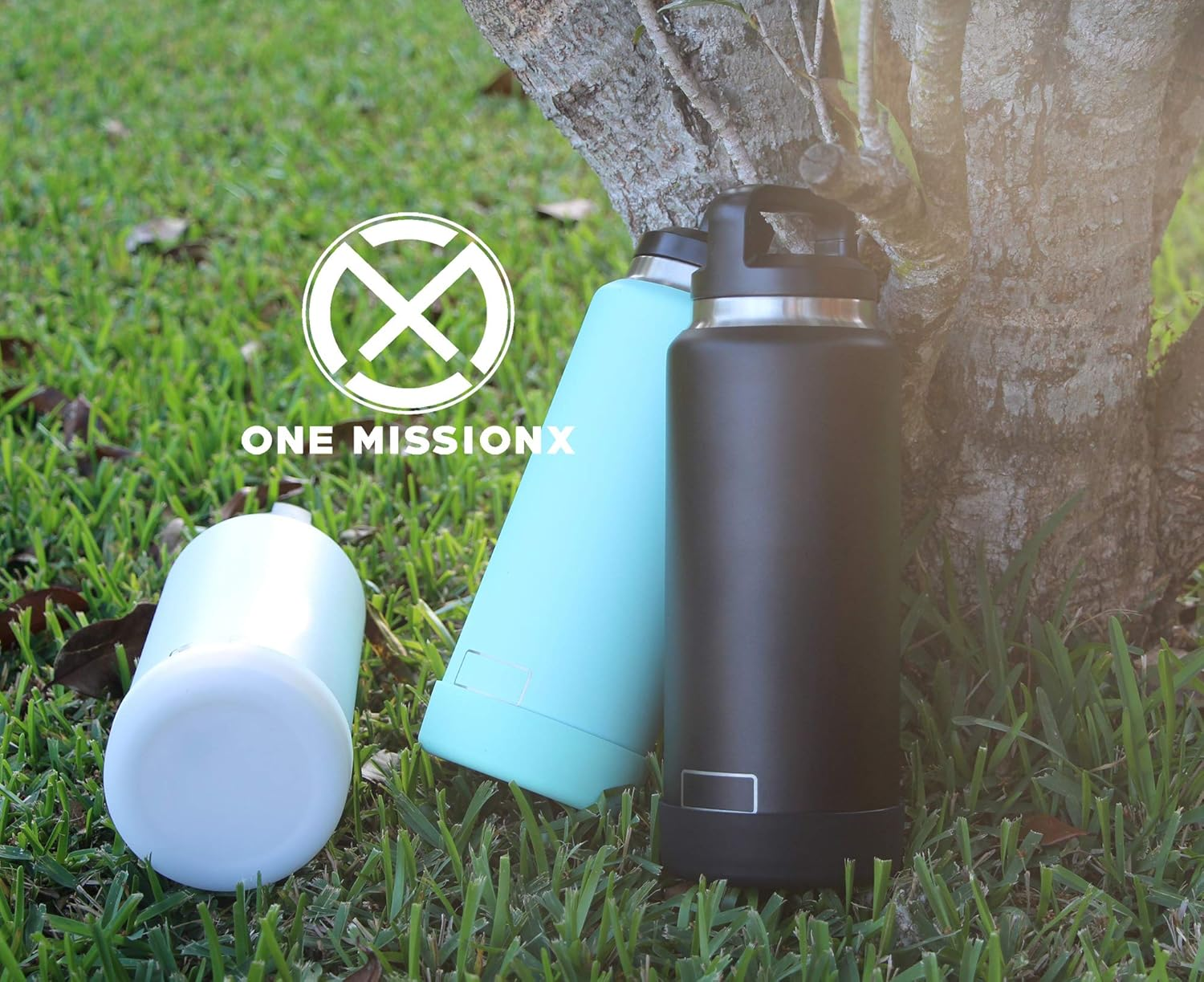 One Missionx Protective Silicone Boot Sleeve Compatible with YETI 36Oz 26Oz 18Oz 12Oz Water Bottles, Anti-Slip Bottom Cover, BPA Free (Clear White, Fits 46 Oz Bottle) image number 3